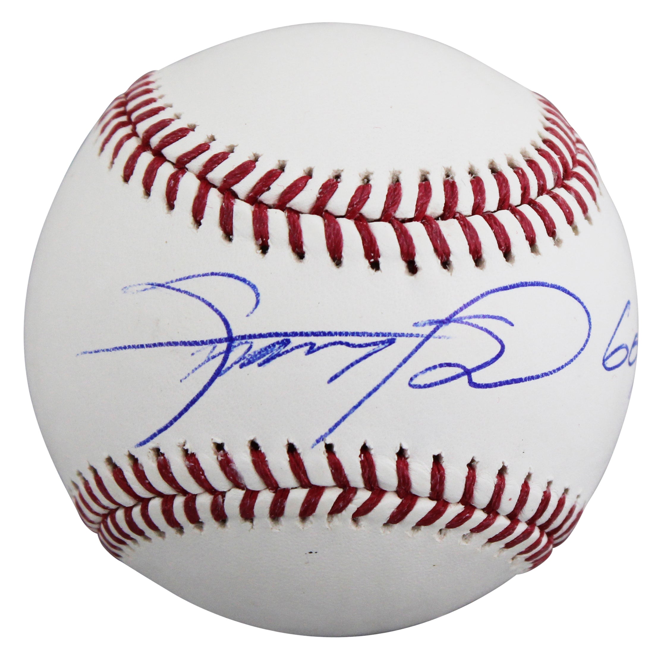 Cubs Sammy Sosa "609 HRs" Authentic Signed Manfred OML Baseball JSA Witness