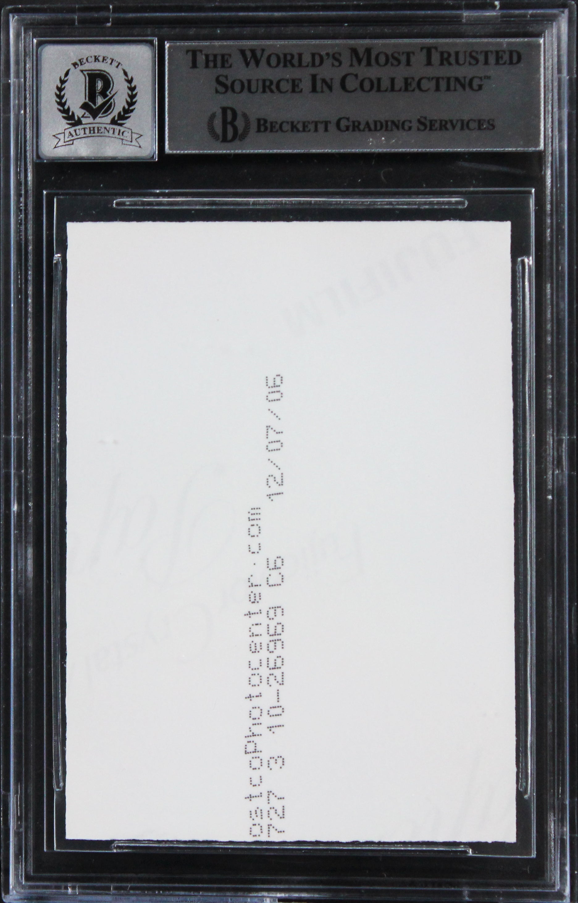 Penny McCarthy Star Wars Authentic Signed Custom Trading Card BAS Slabbed