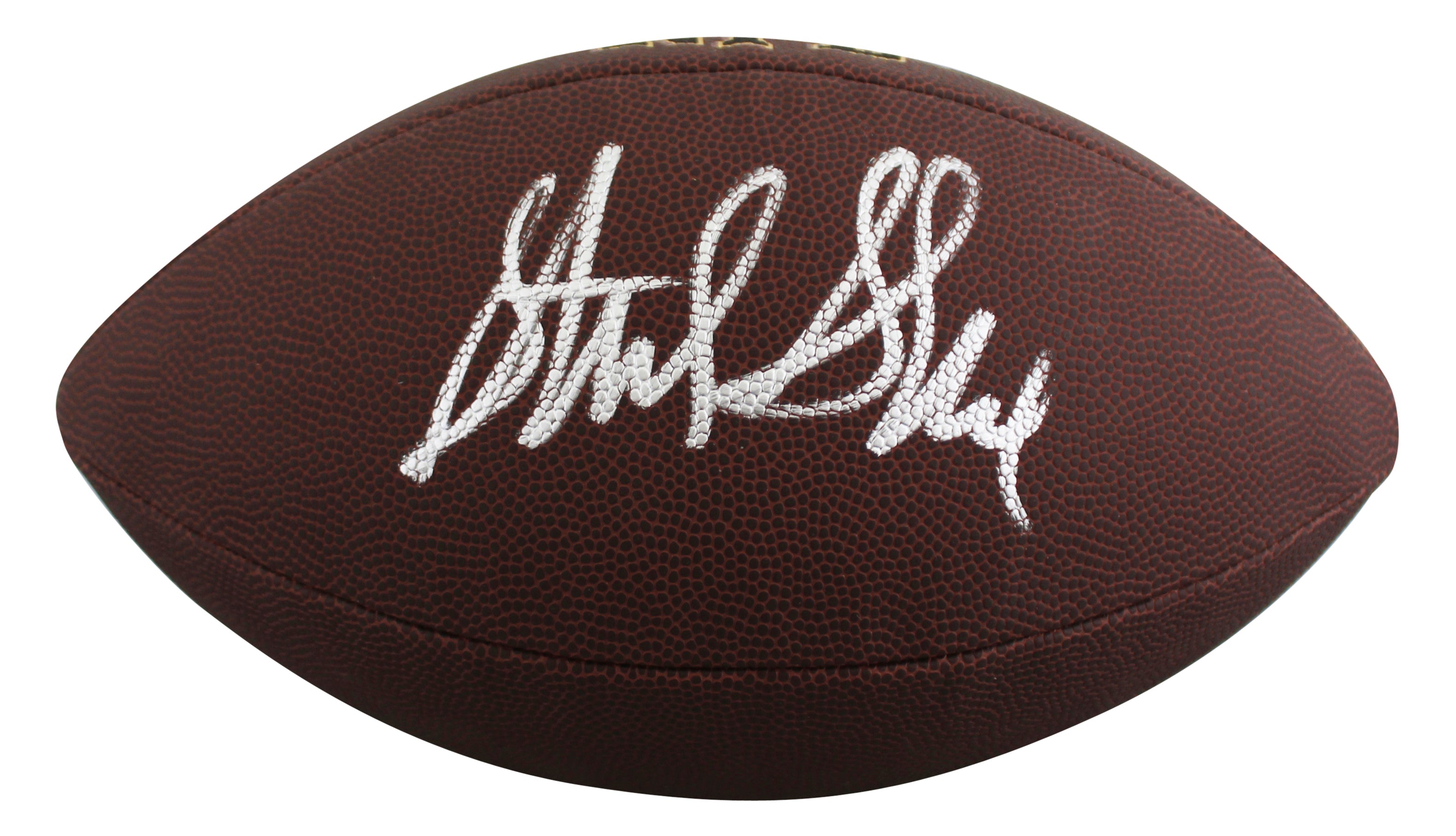 Packers Sterling Sharpe Authentic Signed Wilson Super Grip Football BAS Witness