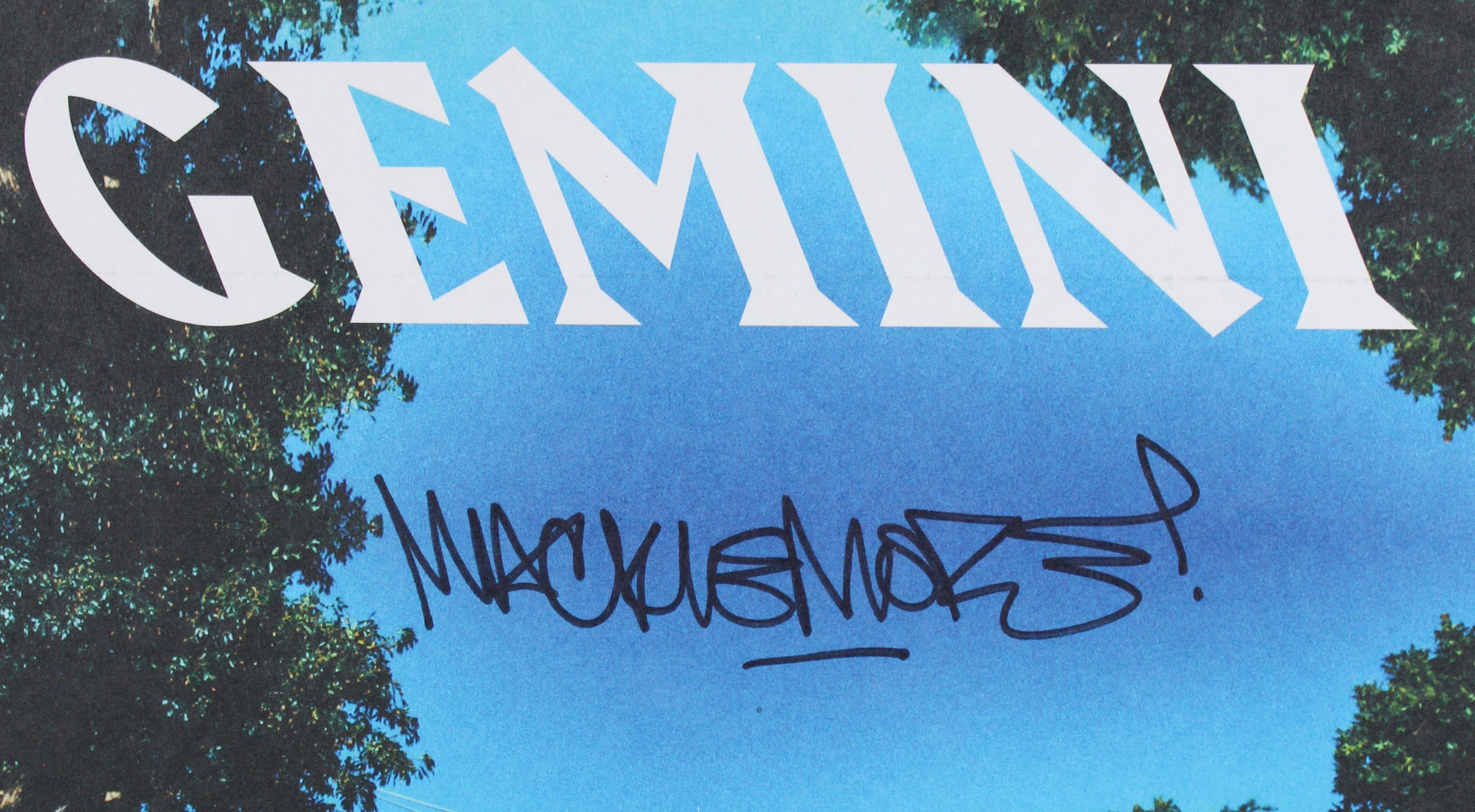 Macklemore Authentic Signed Gemini Album Cover W/ Vinyl Autographed JSA #CL51546