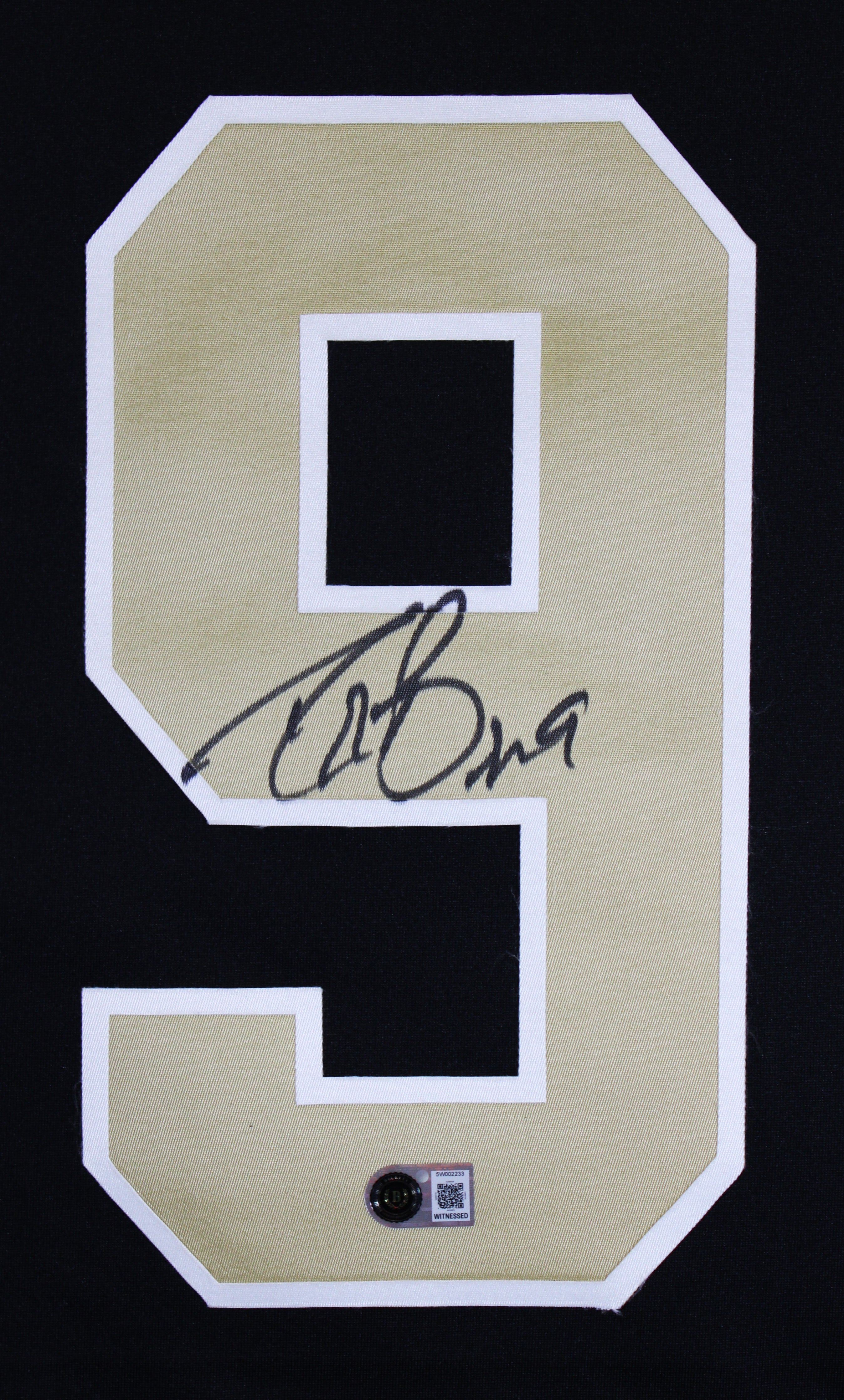 Saints Drew Brees Authentic Signed Black Nike Limited Jersey BAS Witnessed