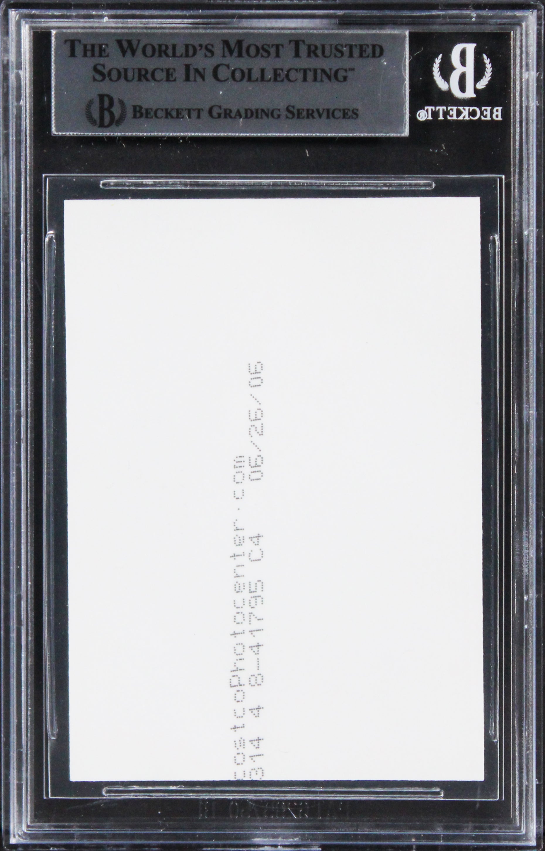 Leslie Schofield Star Wars Authentic Signed Custom Trading Card BAS Slabbed