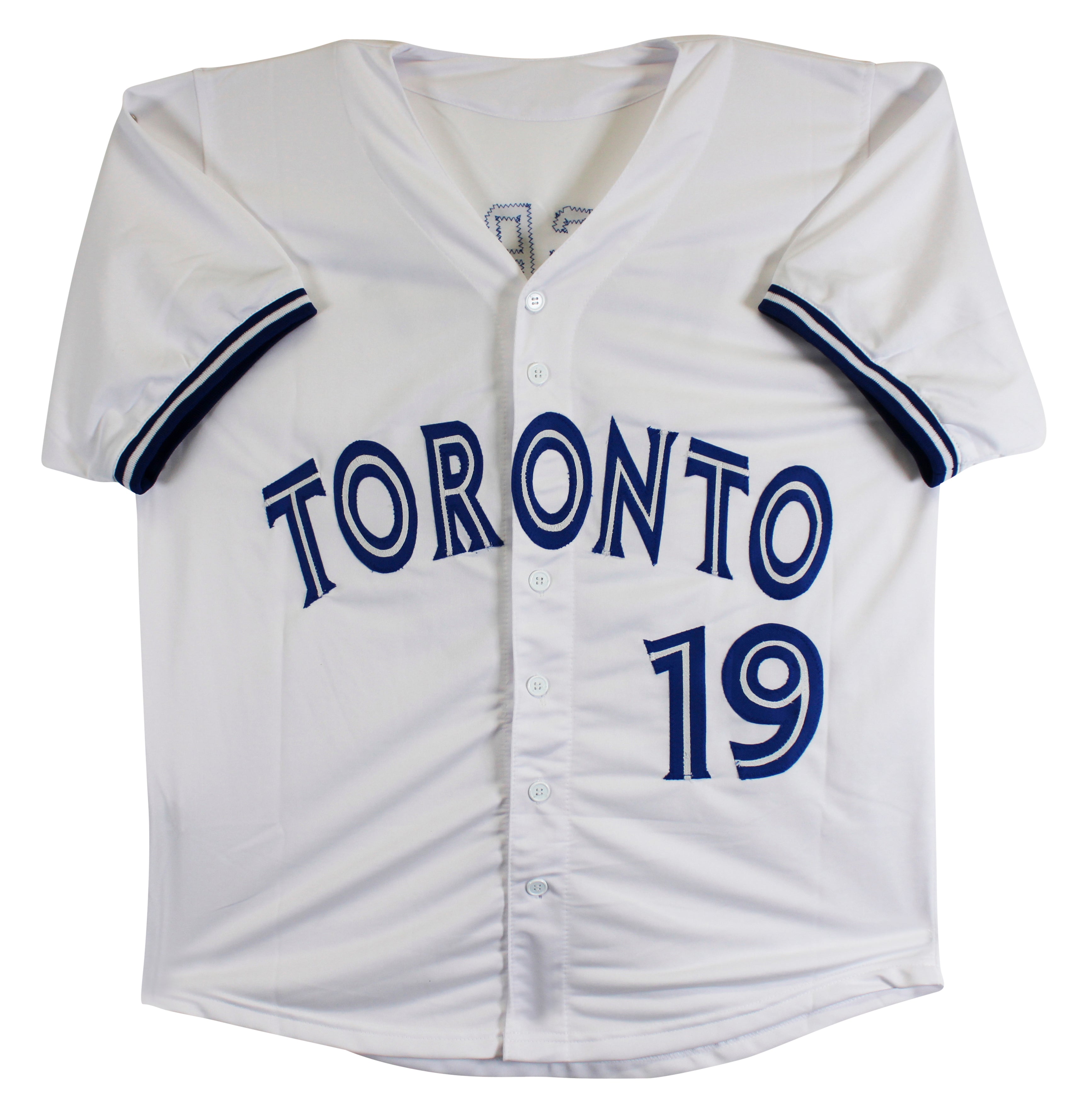 Fred McGriff Authentic Signed White Pro Style Jersey Autographed BAS Witnessed 2