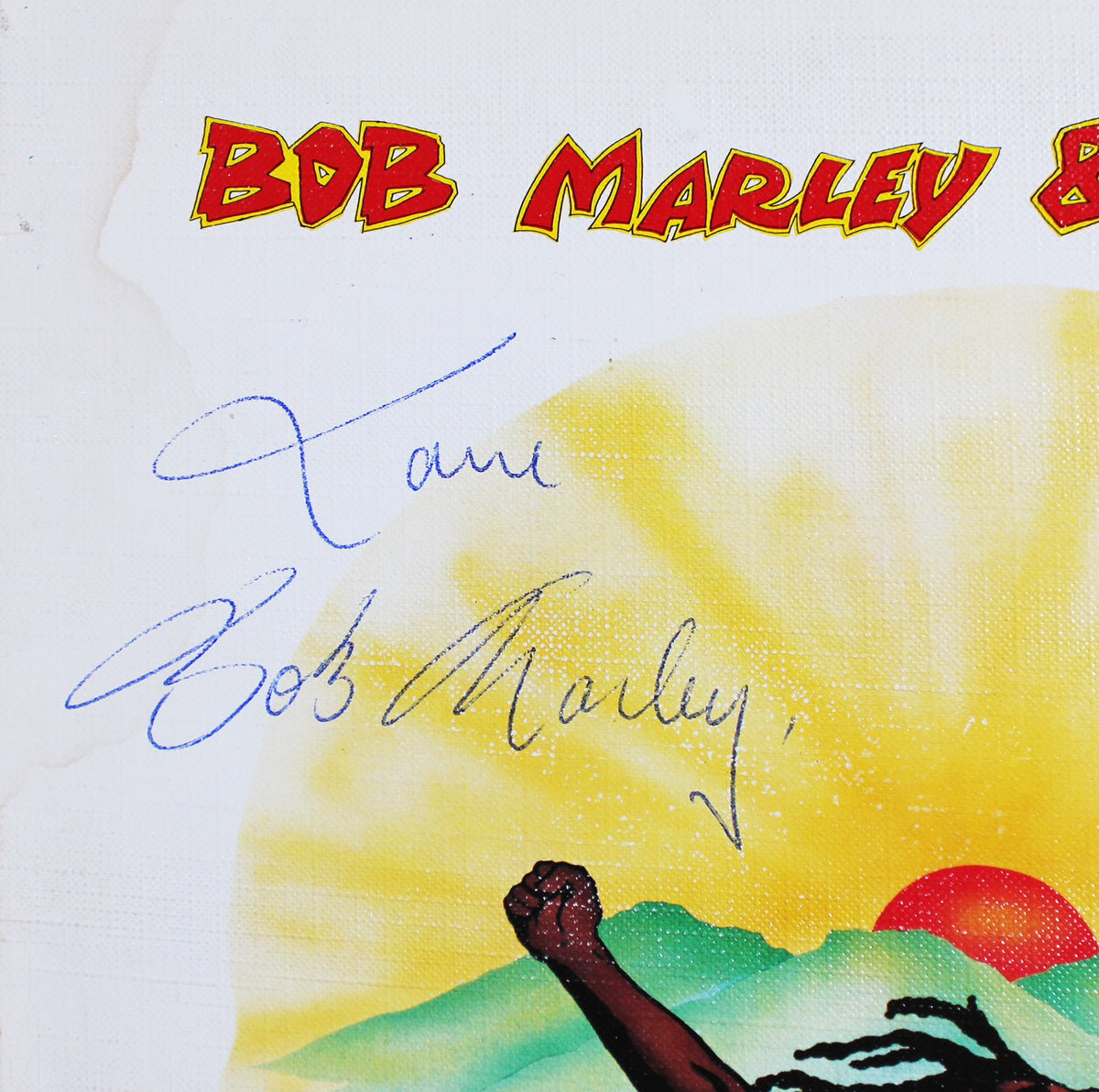 Bob Marley "Love" Authentic Signed Uprising Album Cover W/ Vinyl JSA #YY53865