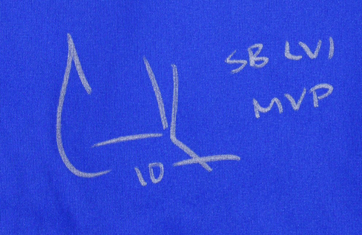 Rams Cooper Kupp "SB MVP" Authentic Signed Blue Nike Game Jersey Fanatics