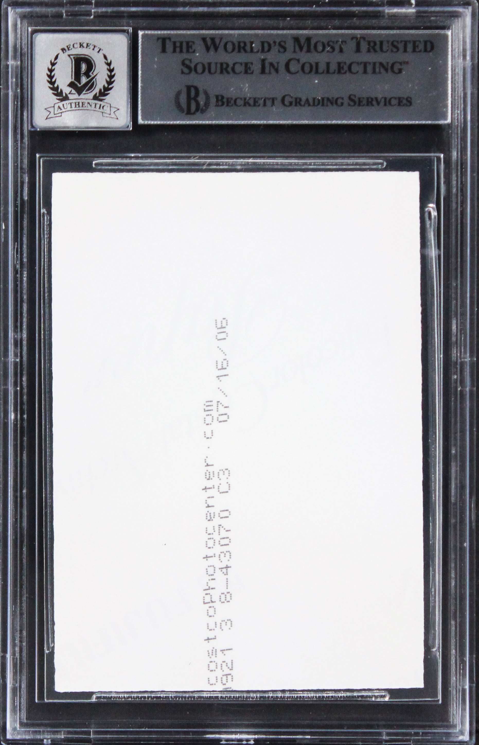 Terry McGovern Star Wars W/ Insc Signed Custom Trading Card Auto 10! BAS Slabbed