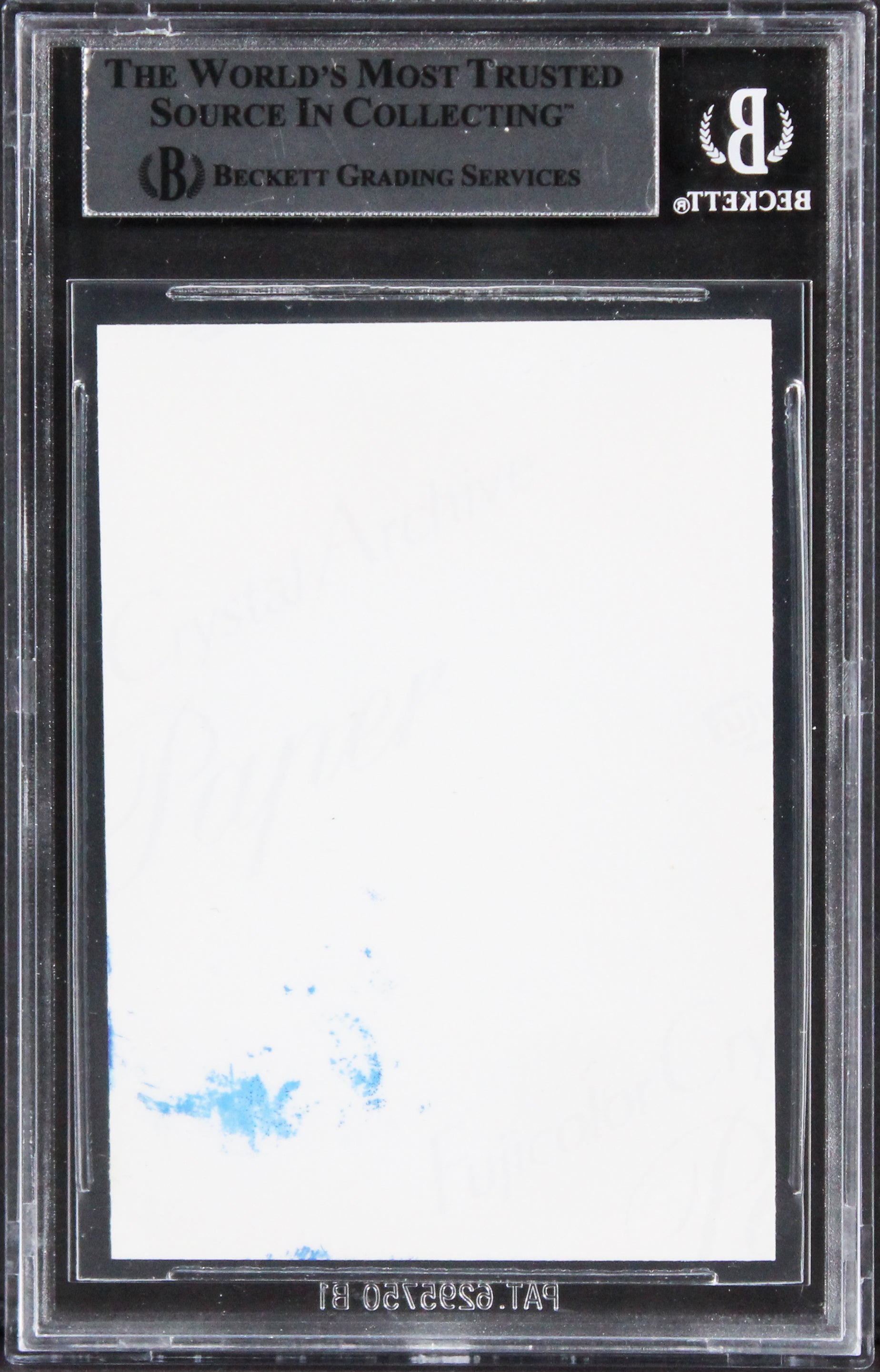 Ken Colley Star Wars "Adm Piett" Signed Custom Trading Card BAS Slabbed