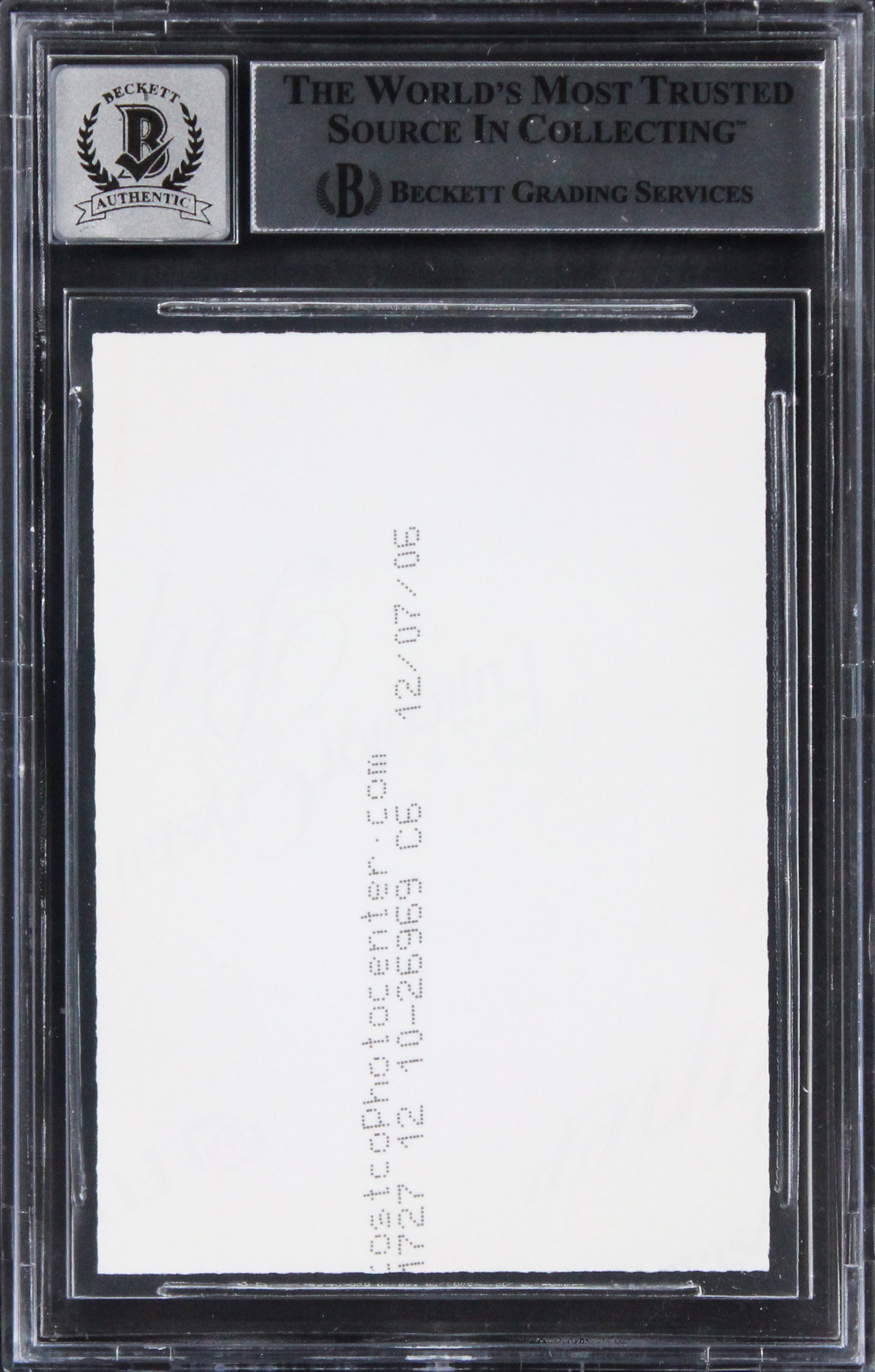 Colin Higgins Star Wars W/ Insc Authentic Signed Custom Card Auto 10! BAS Slab