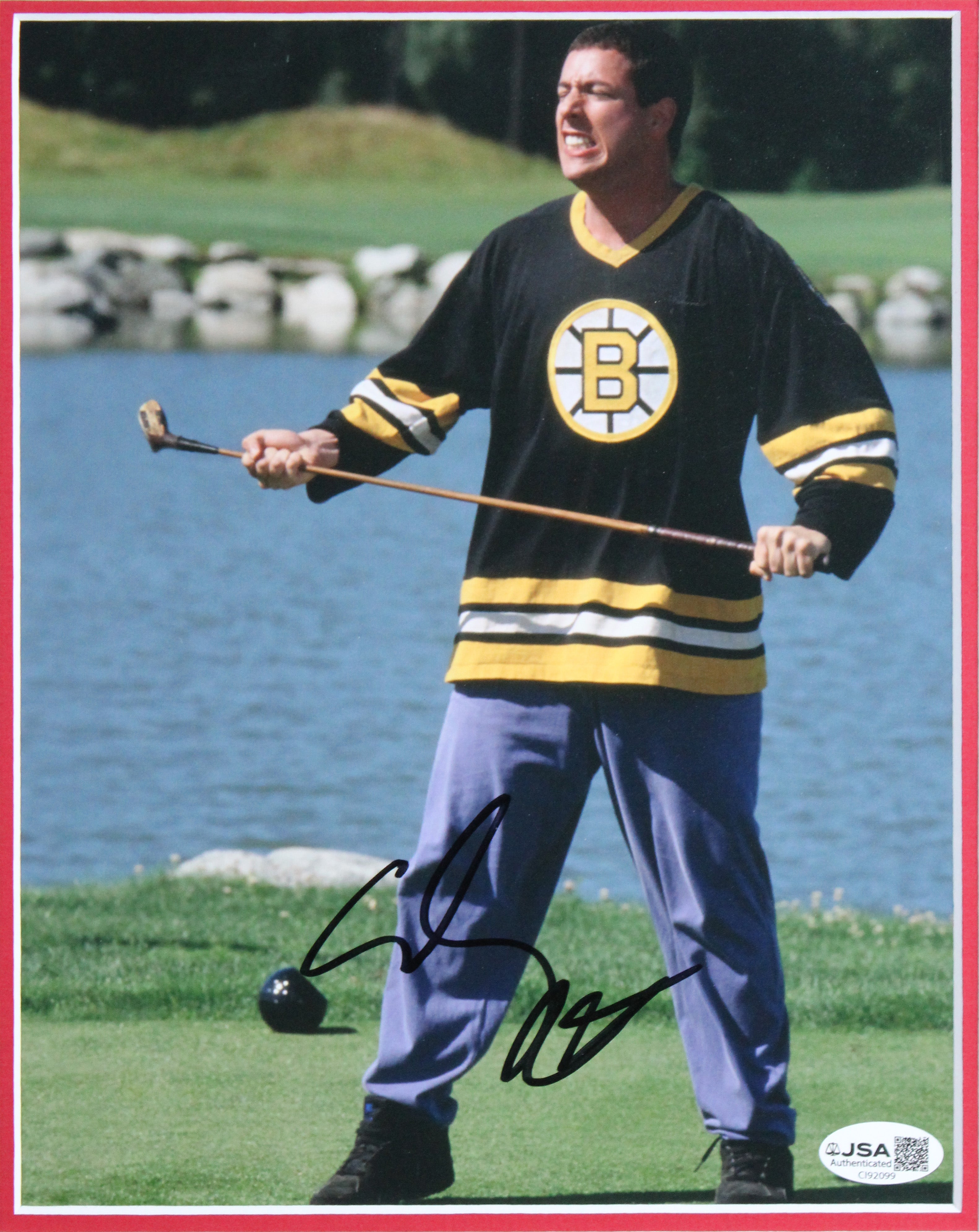 Adam Sandler & Bob Barker Happy Gilmore Signed 8x10 Photo Framed Display PSA JSA