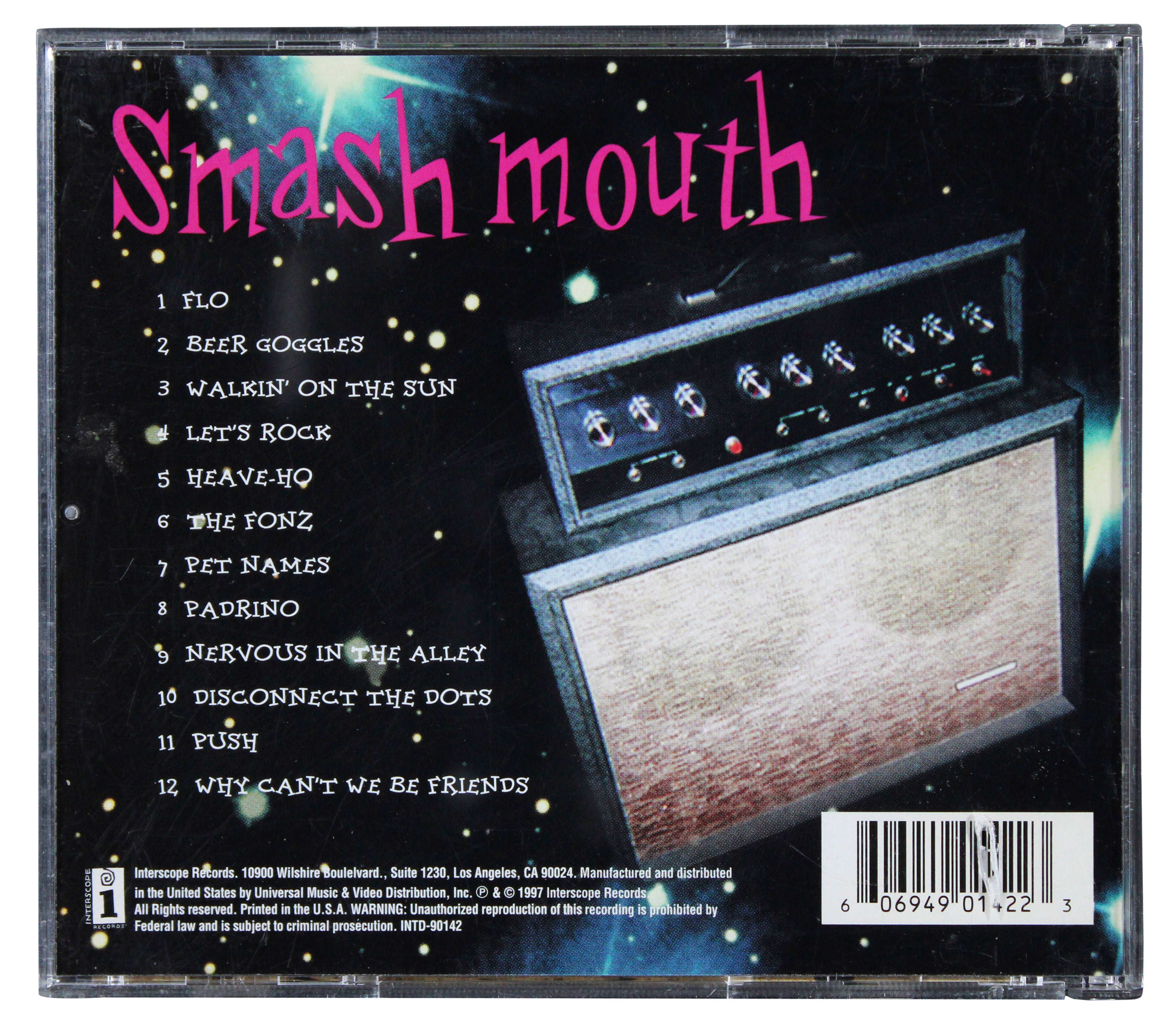 Steve Harwell Smash Mouth Signed Fush Yu Mang CD Booklet w/ Disc JSA #CL51517