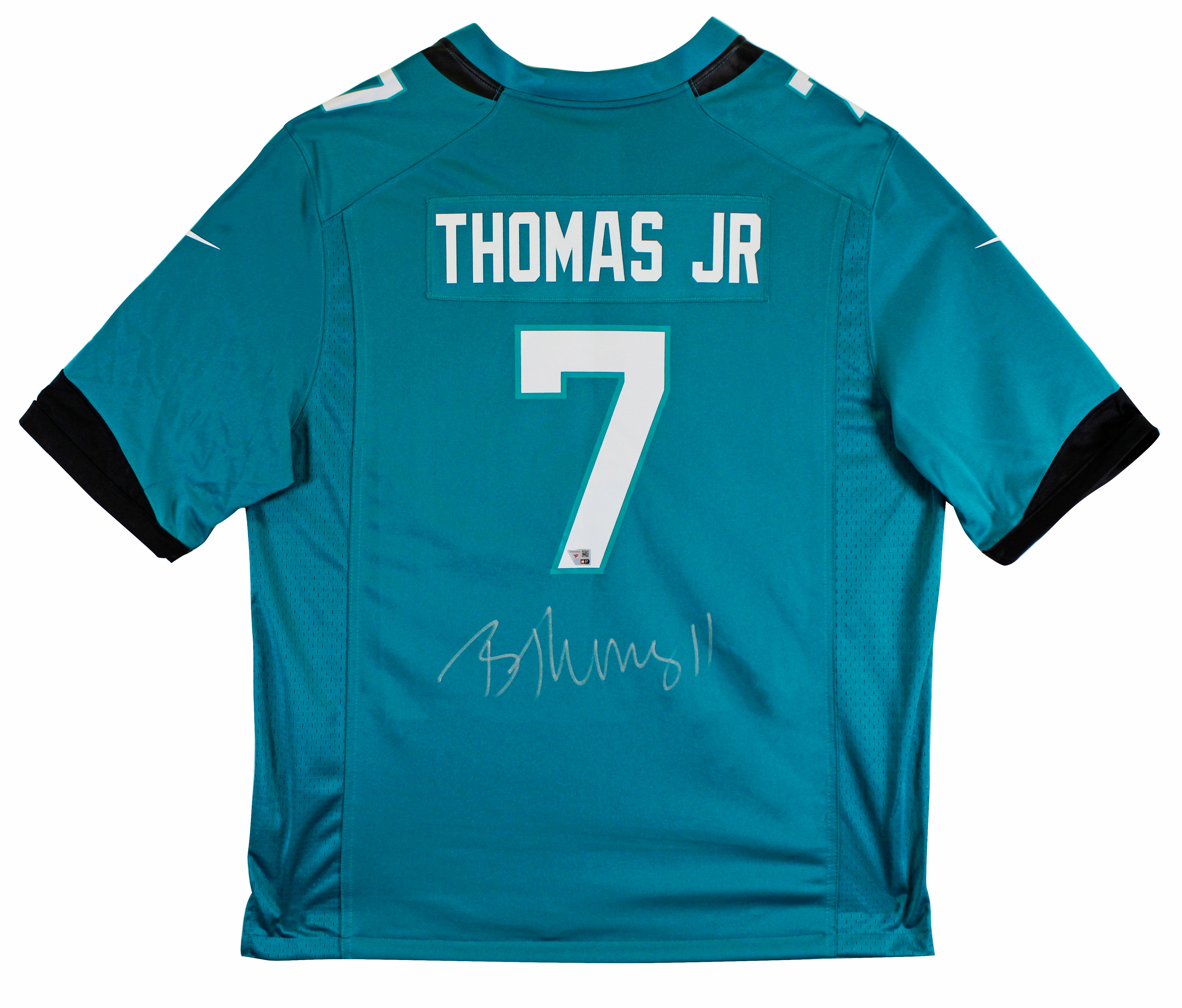 Jaguars Brian Thomas Jr. Authentic Signed Teal Nike Game Jersey Fanatics