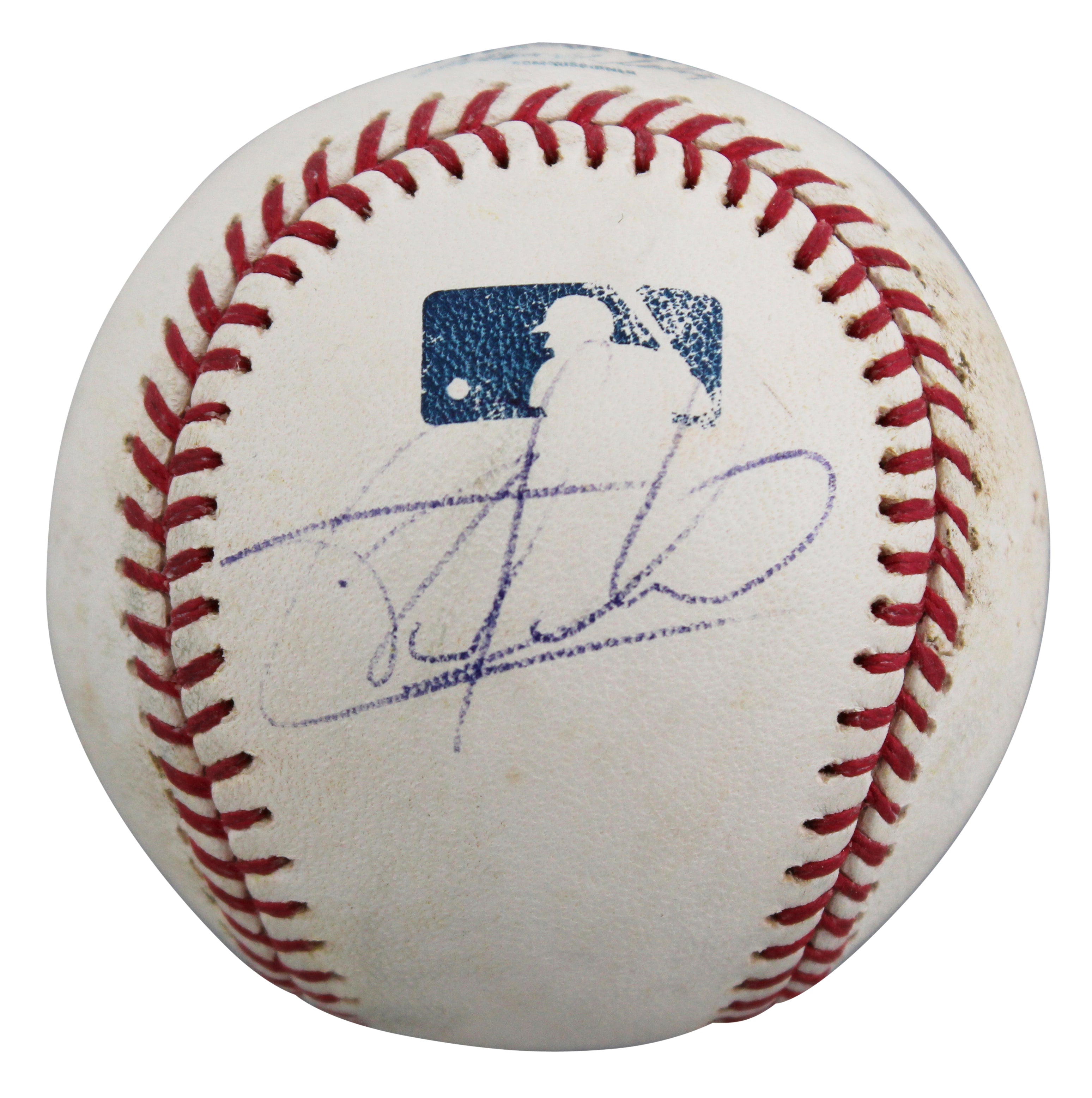 Rangers Francisco Cordero Authentic Signed Selig OML Baseball BAS #BJ32560
