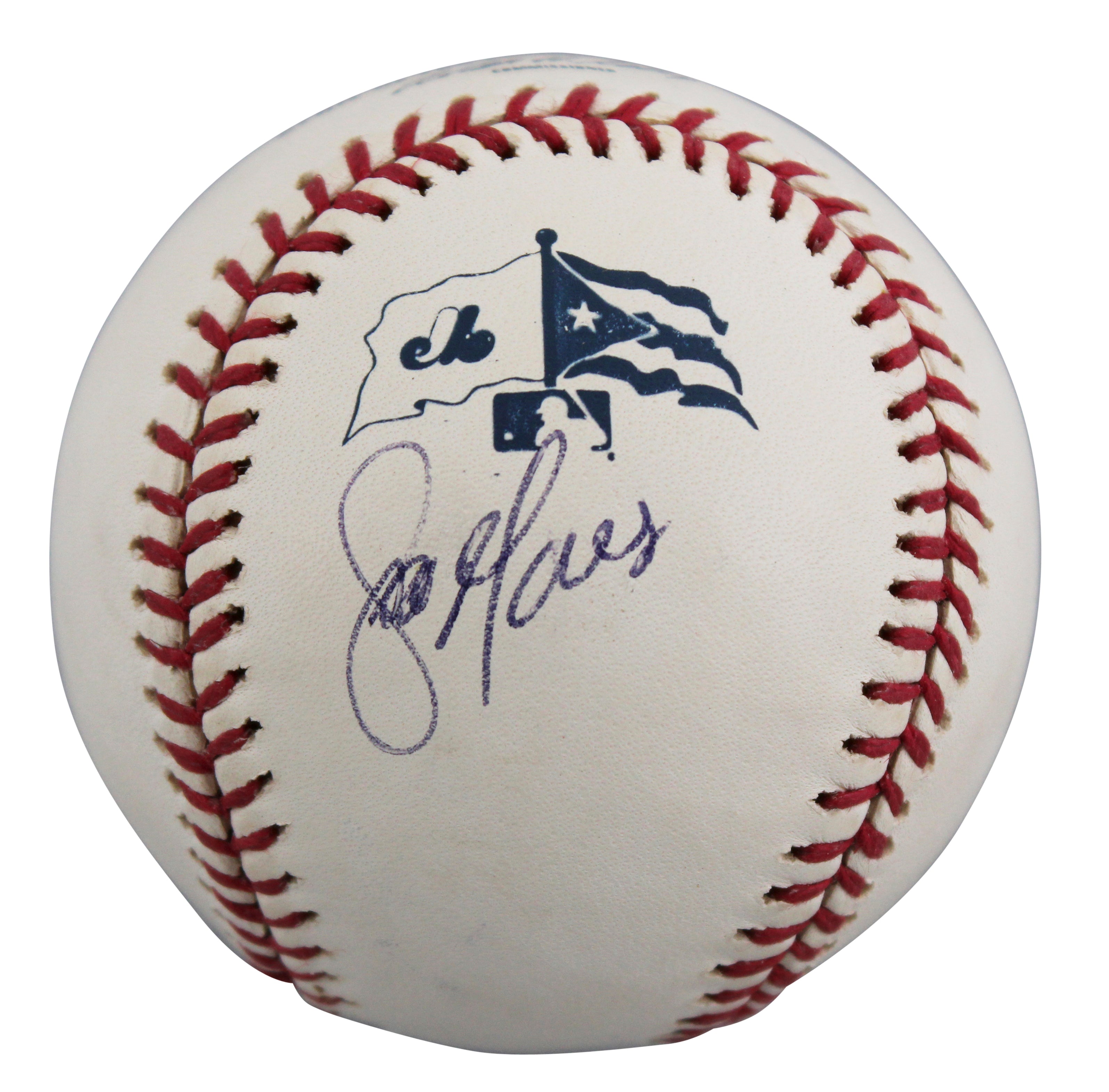 Expos Jose Macias Authentic Signed Selig OML Baseball Autographed BAS #BJ67409