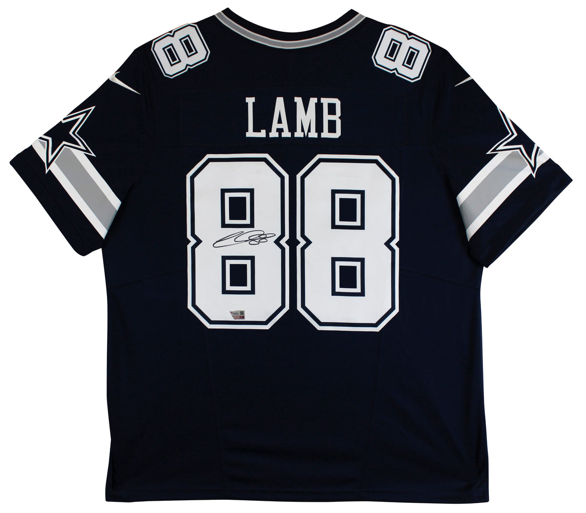 Cowboys CeeDee Lamb Signed Navy Nike Limited Jersey Fanatics #DQ16445257