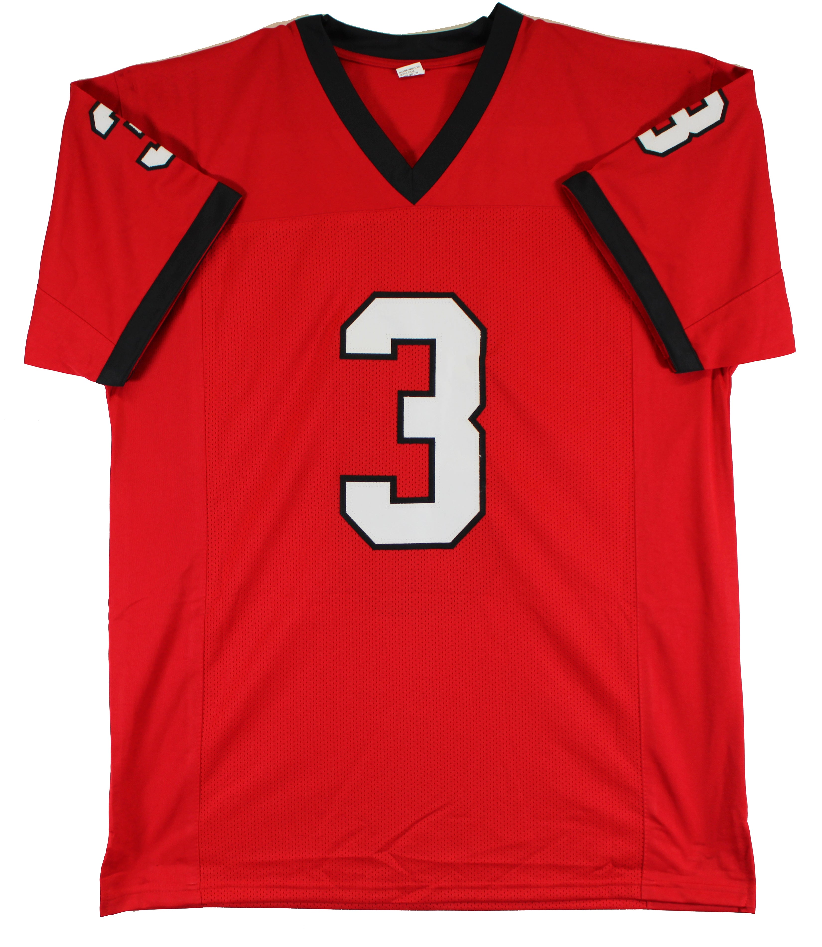 Georgia Roquan Smith Authentic Signed Red Jersey Autographed BAS Witnessed