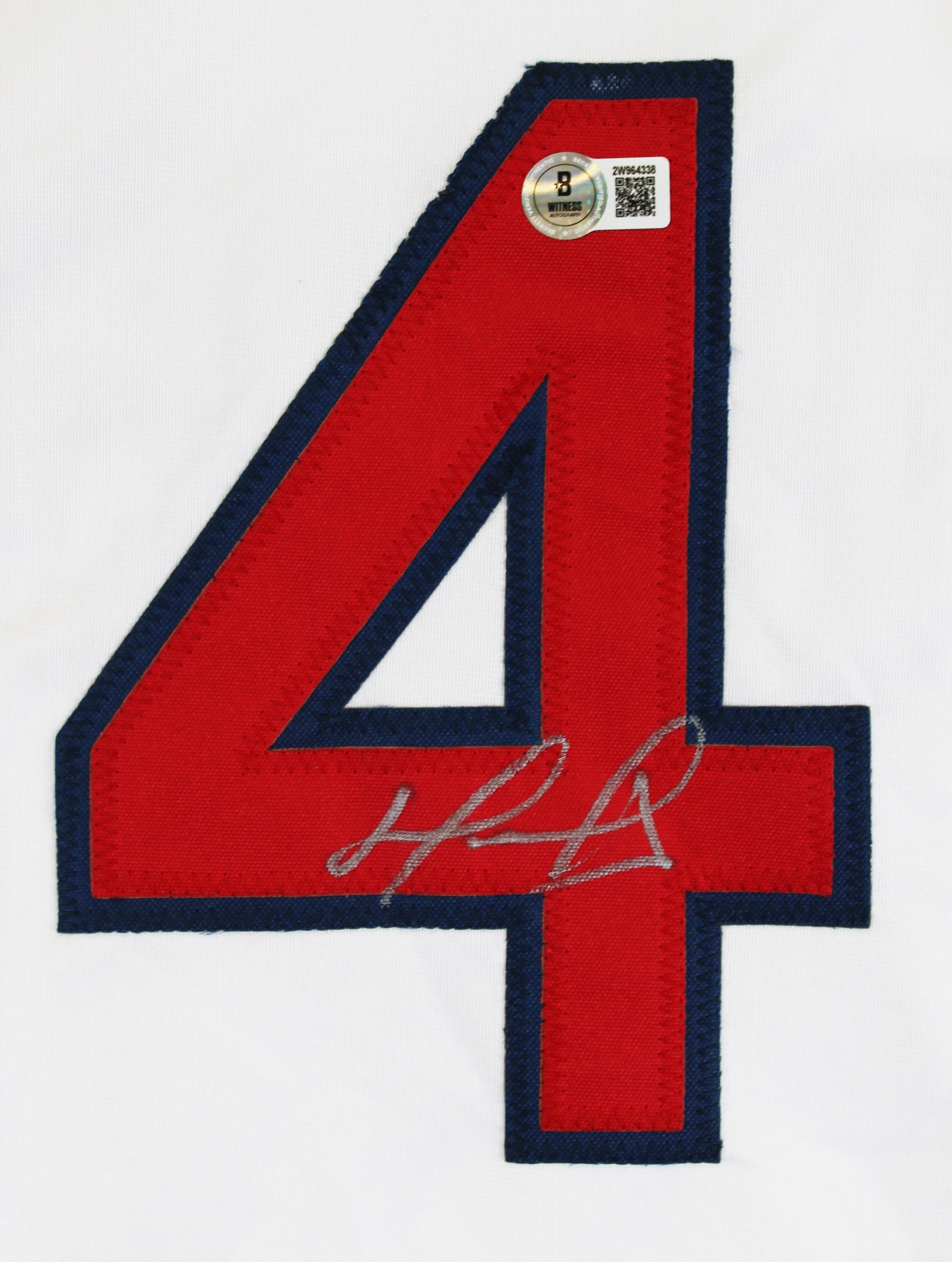 David Ortiz Authentic Signed White Pro Style Jersey Autographed BAS Witnessed