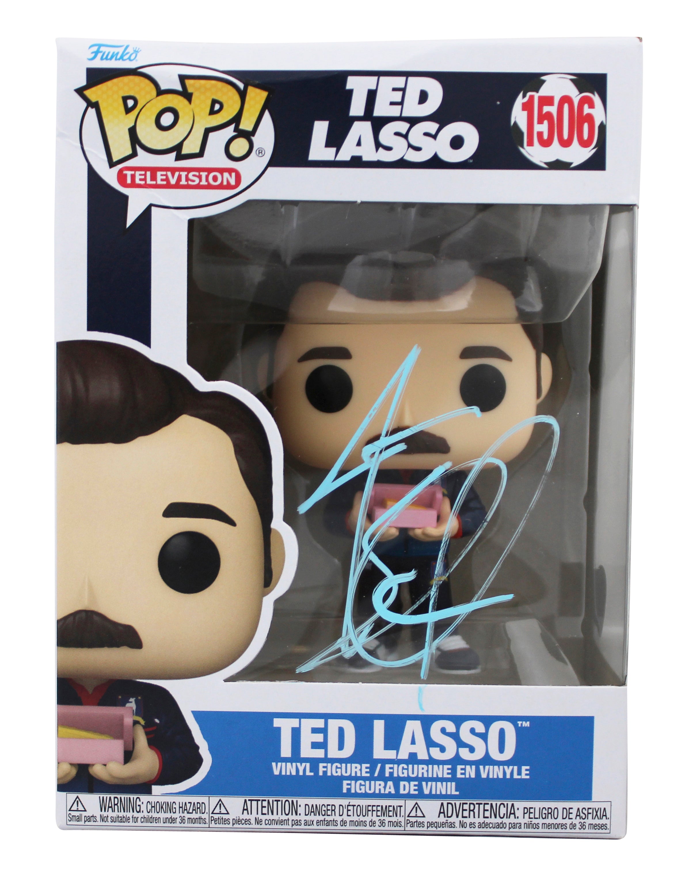 Jason Sudeikis Signed Ted Lasso #1506 Funko Pop Vinyl Figure BAS #BR82403