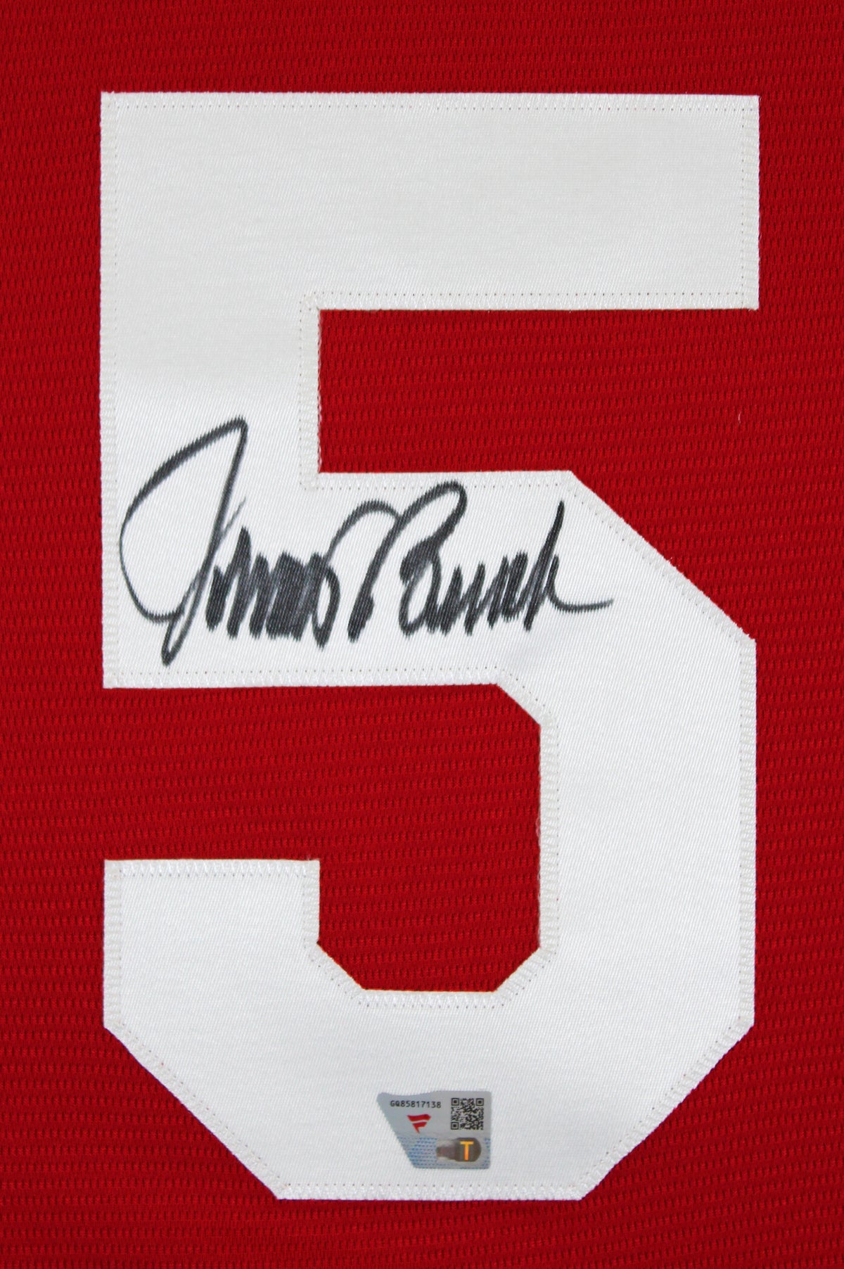 Reds Johnny Bench Authentic Signed Red Majestic Jersey Autographed Fanatics