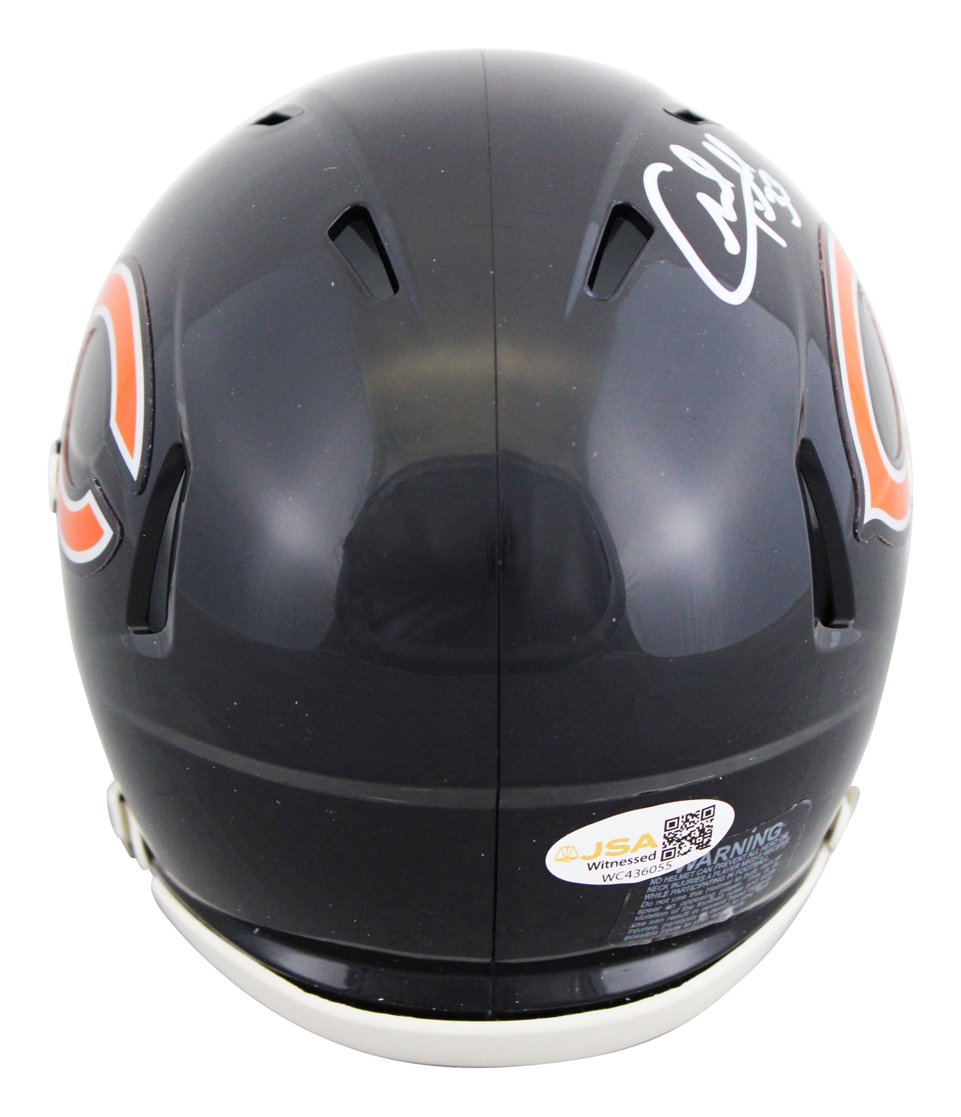 Bears Charles Tillman Authentic Signed Speed Mini Helmet JSA Witnessed