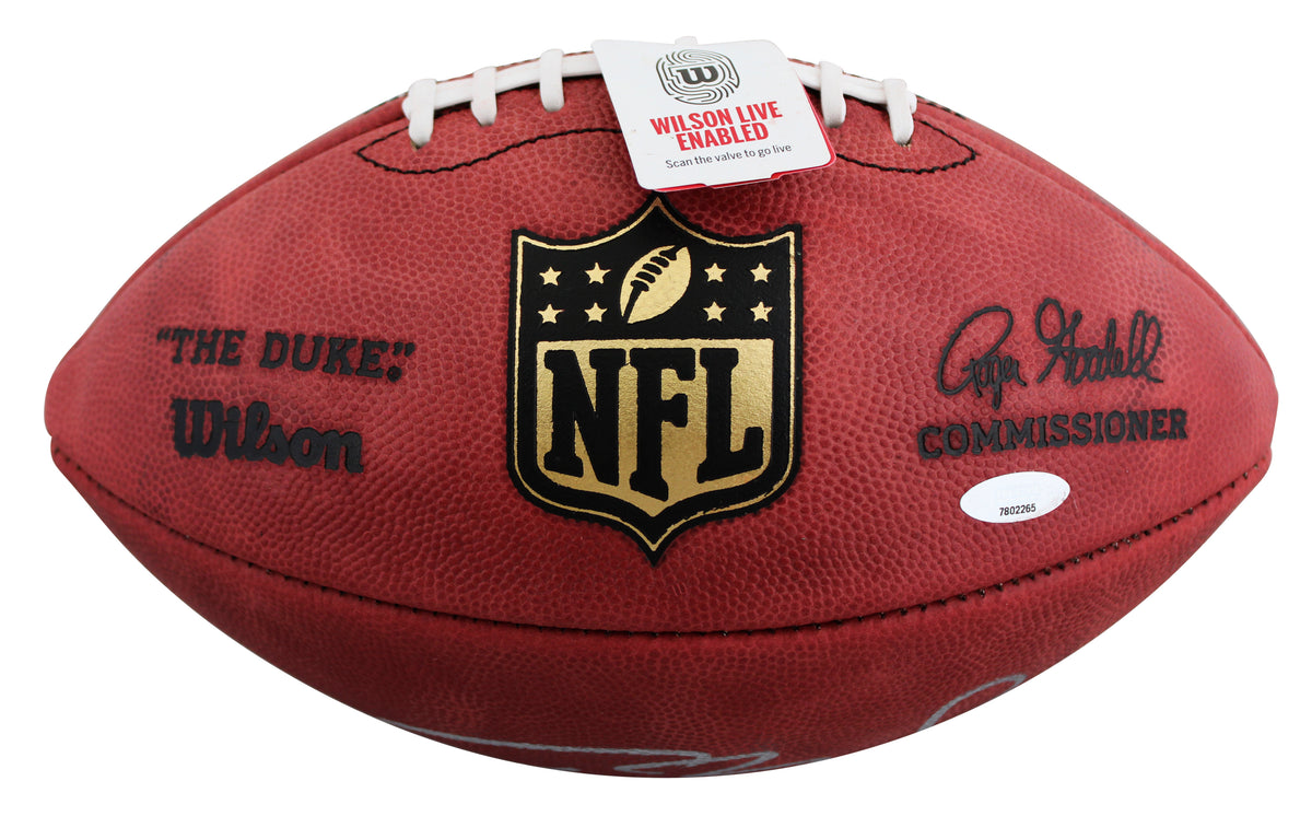 Patriots Tom Brady Signed Wilson "The Duke" Nfl Football Tri Star #7802265