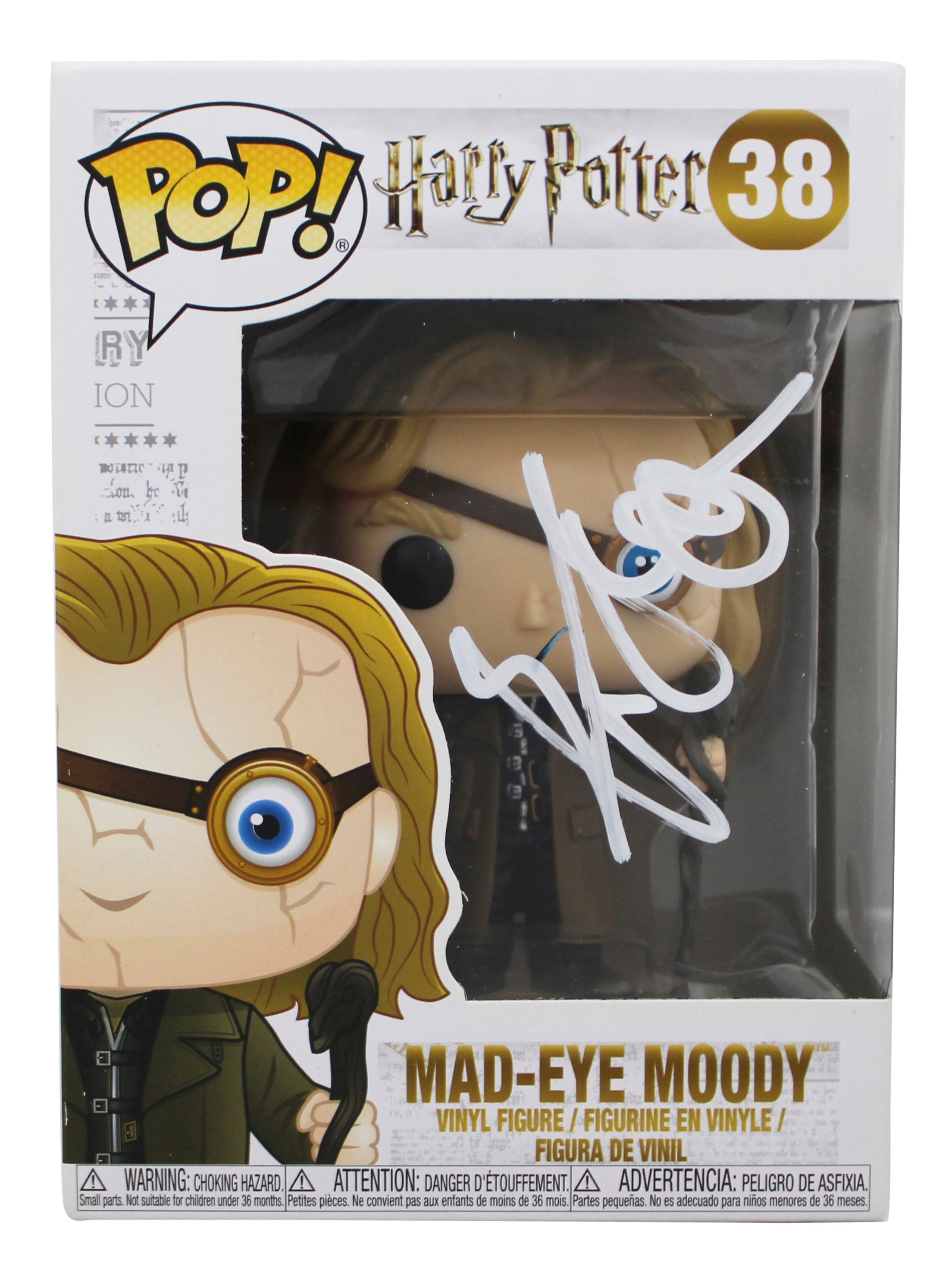 Brendan Gleeson Harry Potter Signed Mad-Eye #38 Funko Pop Figure JSA #CH64181
