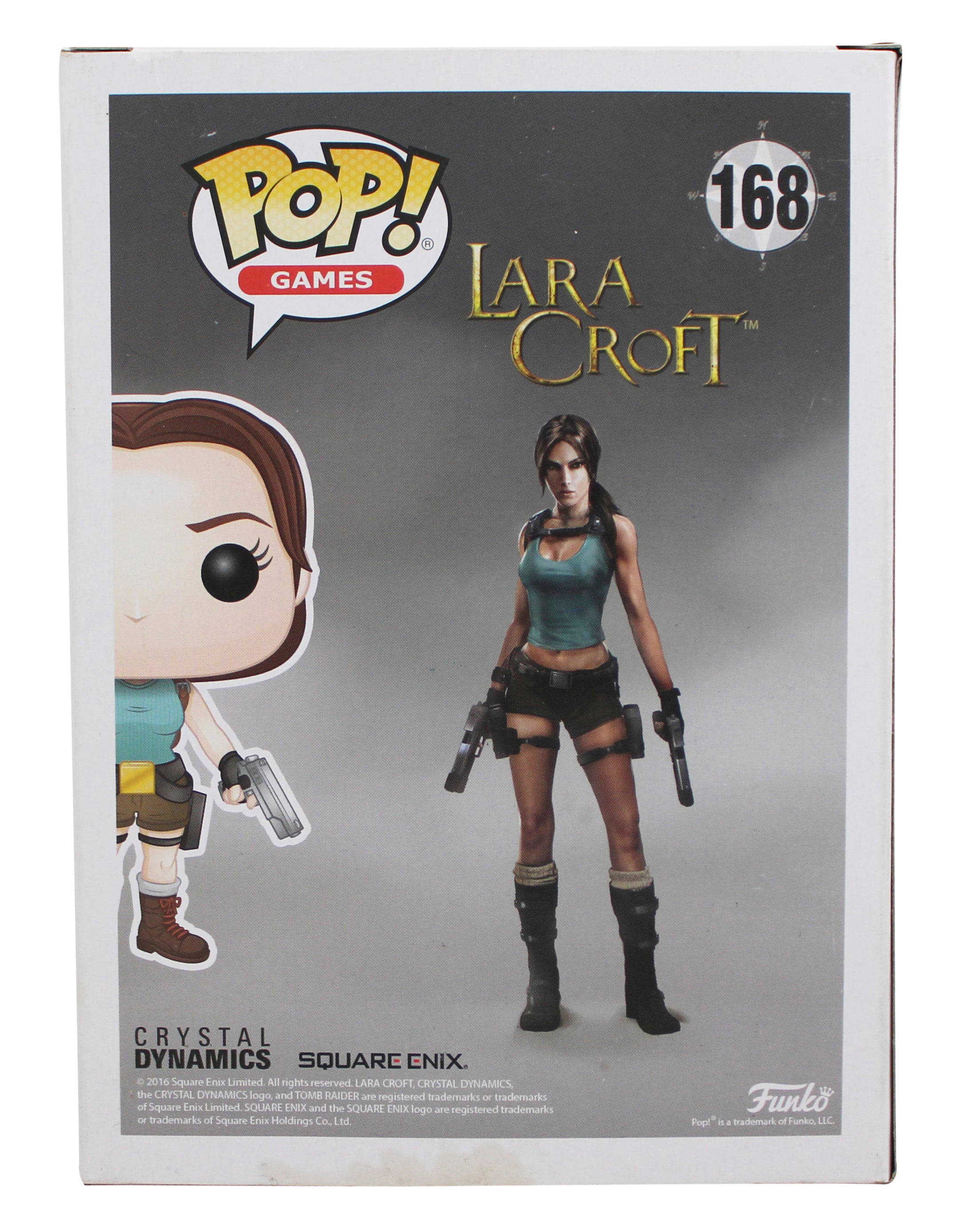 Alicia Vikander Tomb Raider Signed Lara Croft #168 Funko Pop Figure BAS #BU08671