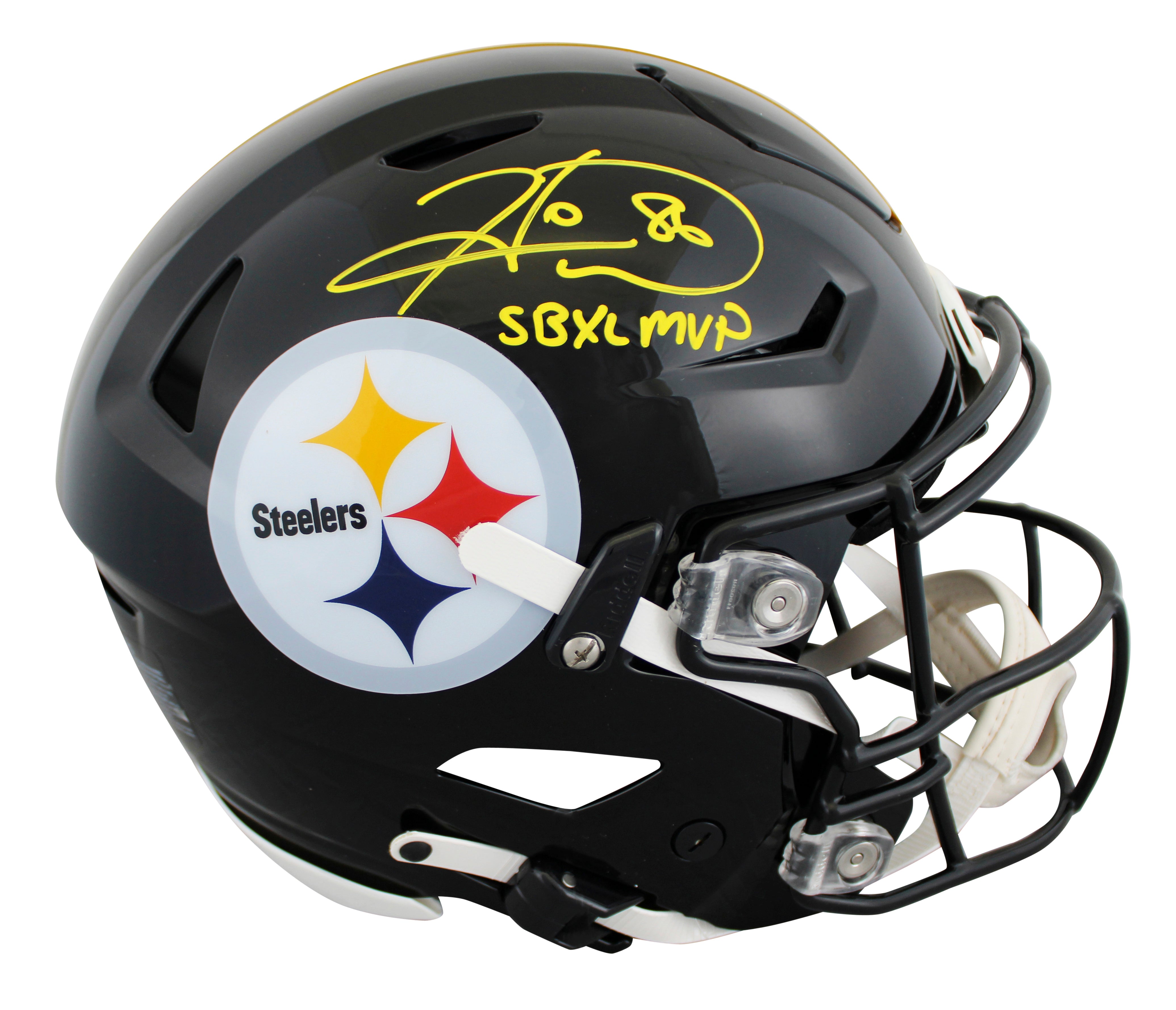 Steelers Hines Ward "SB XL MVP" Signed Speed Flex Full Size Helmet BAS Witnessed