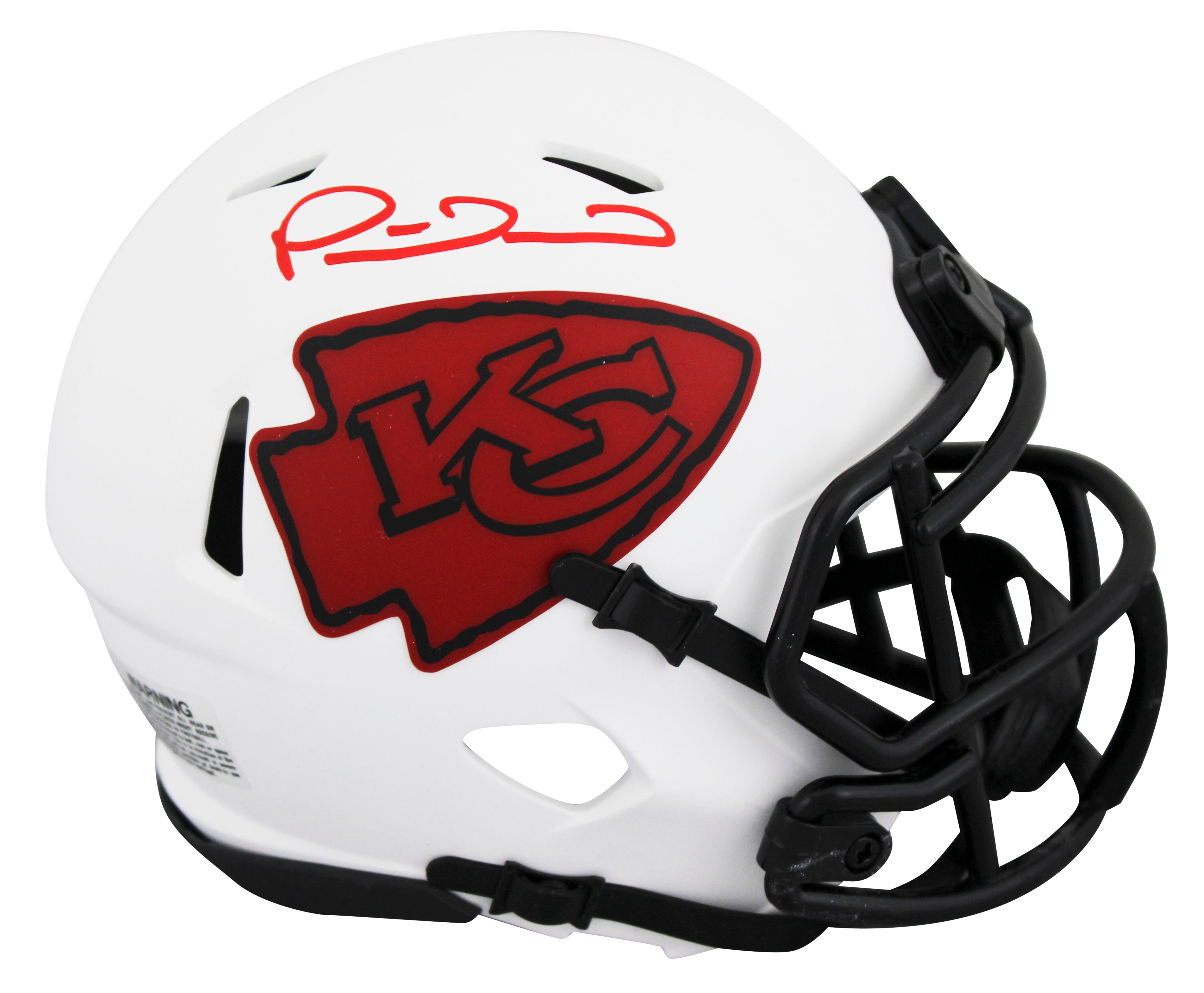 Chiefs Patrick Mahomes Authentic Signed Lunar Speed Mini Helmet w/ Case Fanatics