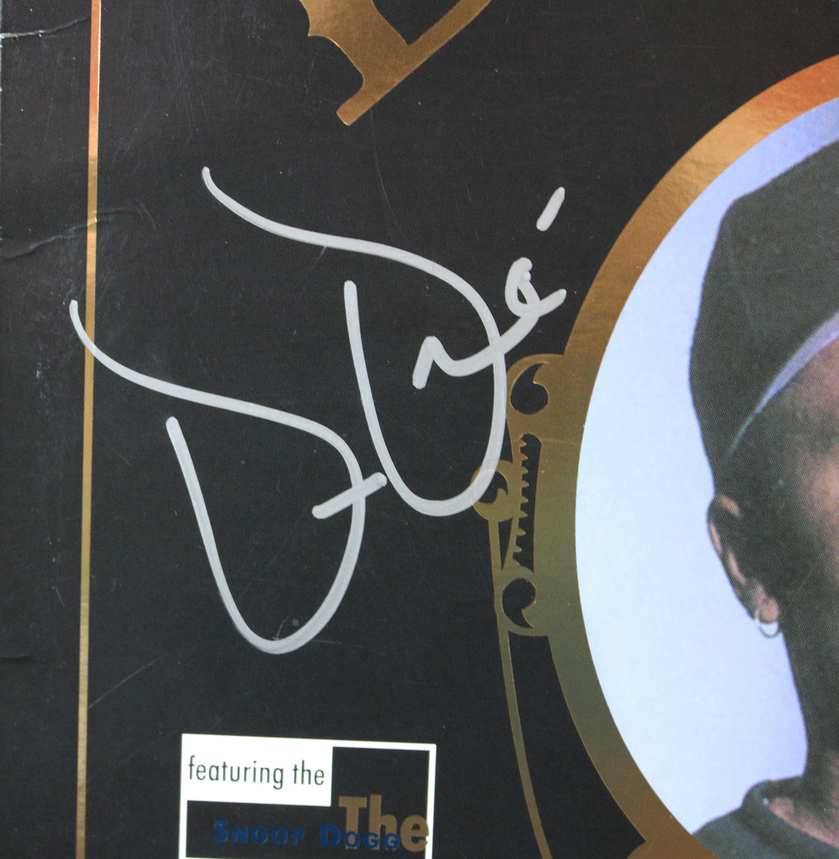 Dr. Dre Signed Black Cover The Chronic Album Cover W/ Vinyl LE #1706/2500 JSA