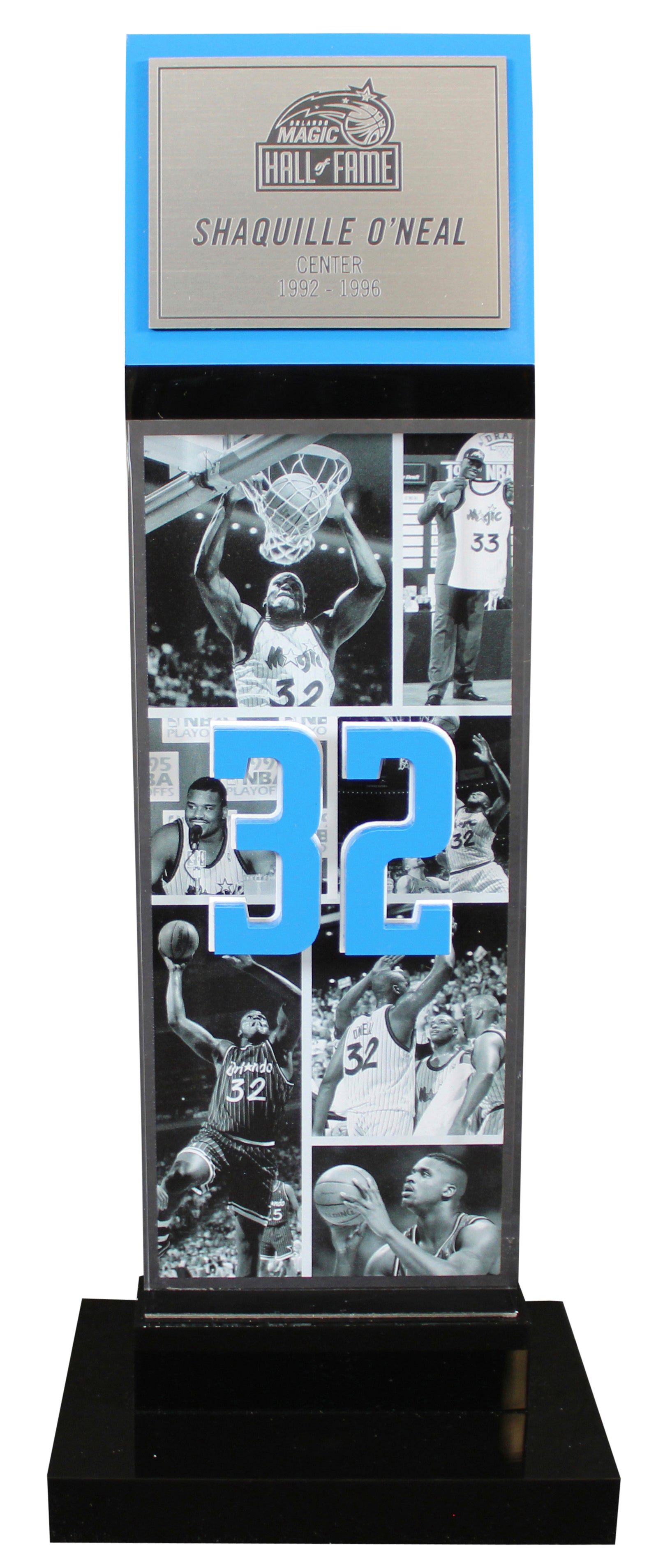 Magic Shaquille O'Neal 2015 Orlando Magic Hall of Fame Trophy Un-signed