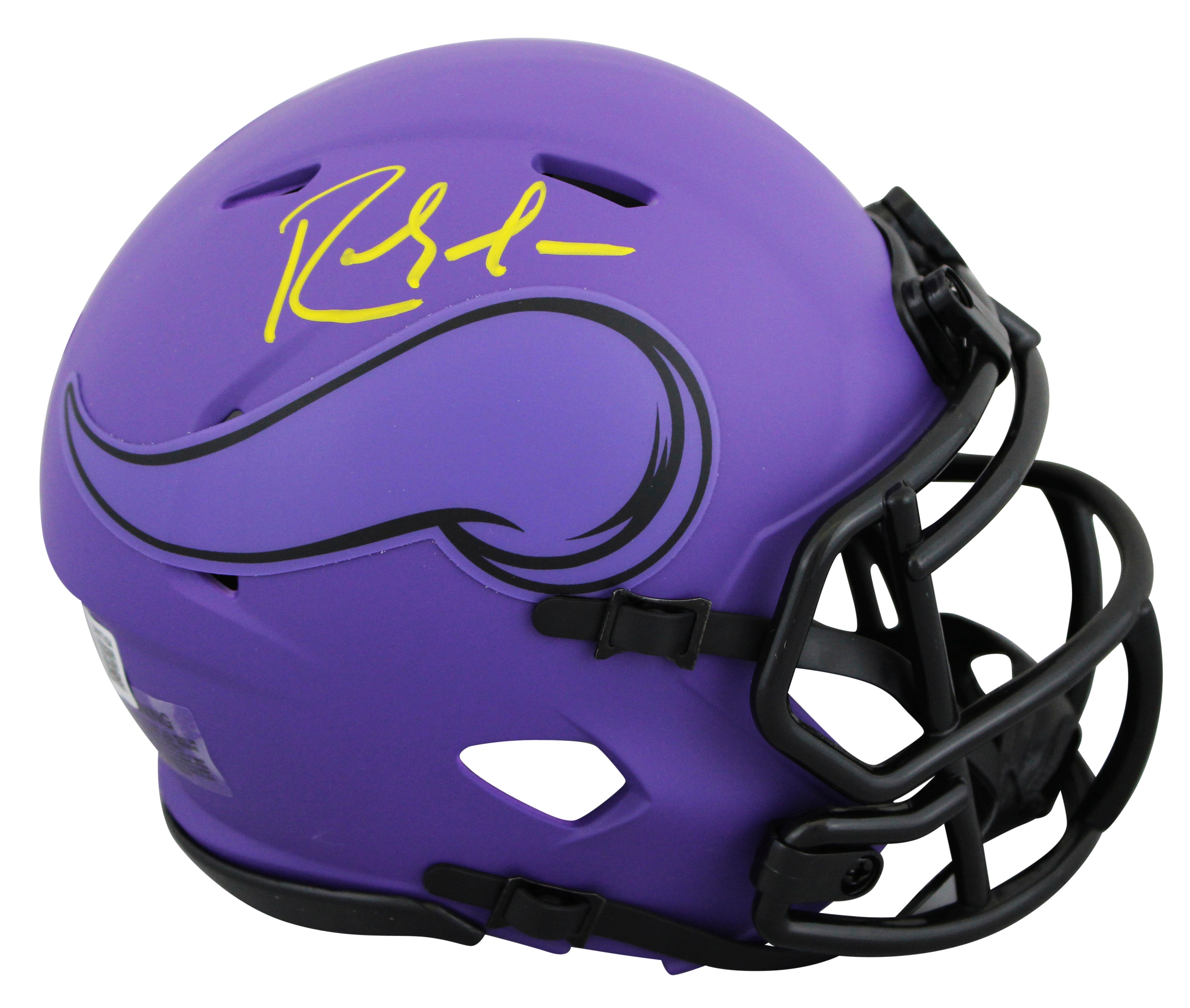 Vikings Randy Moss Authentic Signed Rave Speed Mini Helmet W/ Case BAS Witnessed