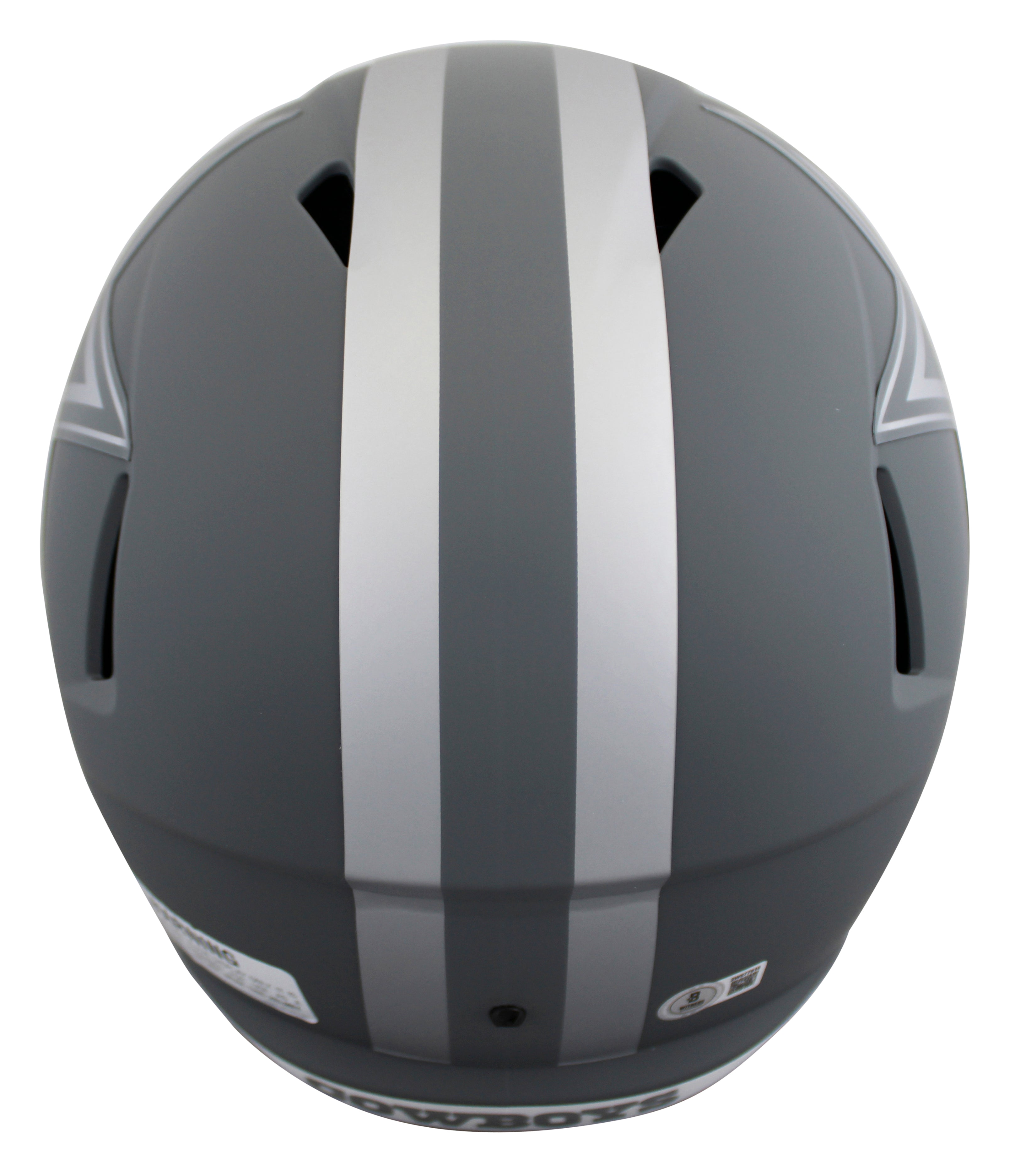 Cowboys Dak Prescott Signed Slate Full Size Speed Rep Helmet BAS Witnessed