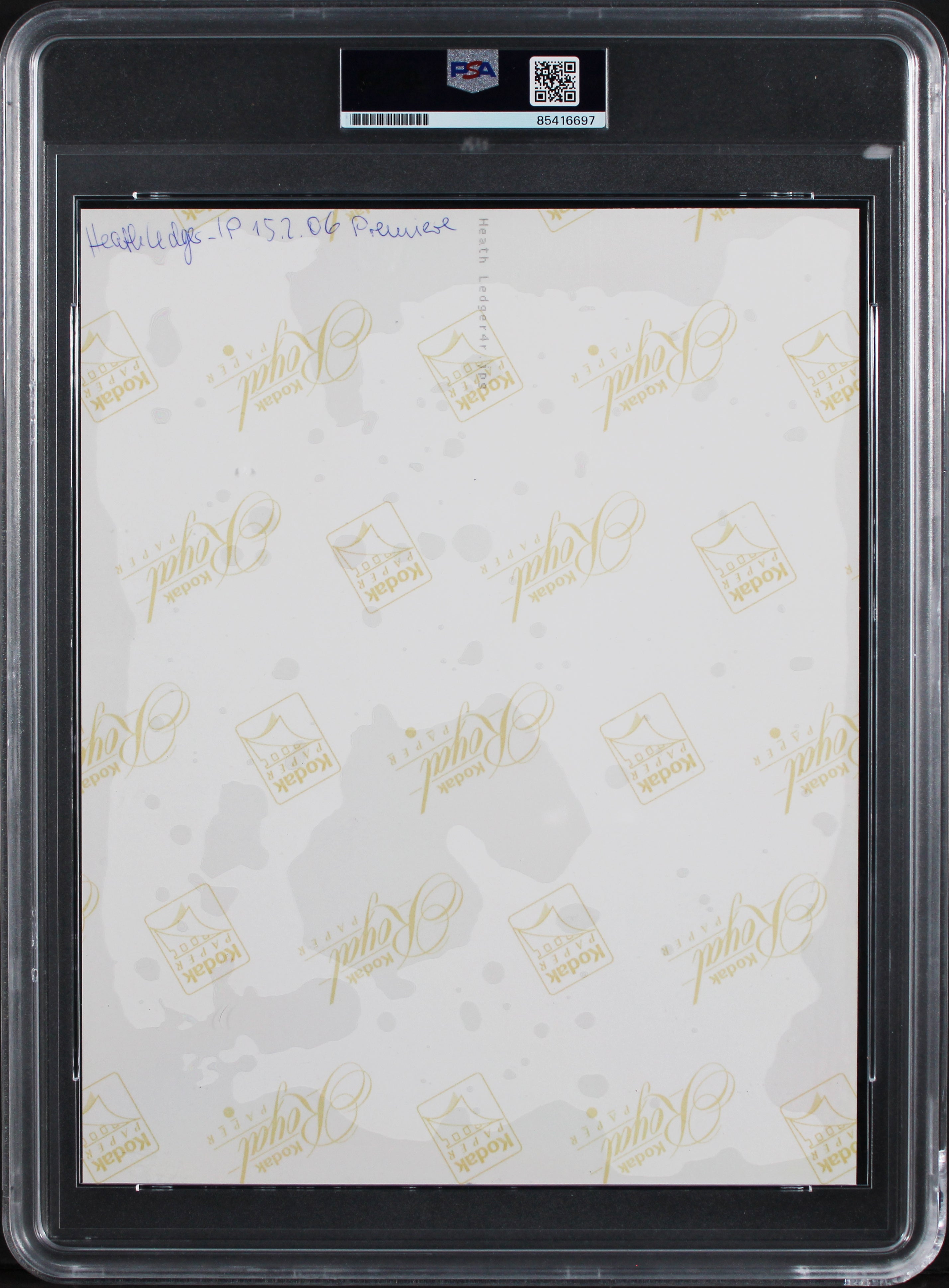 Heath Ledger Brokeback Mountain Authentic Signed 8x10 Photo PSA/DNA Slabbed