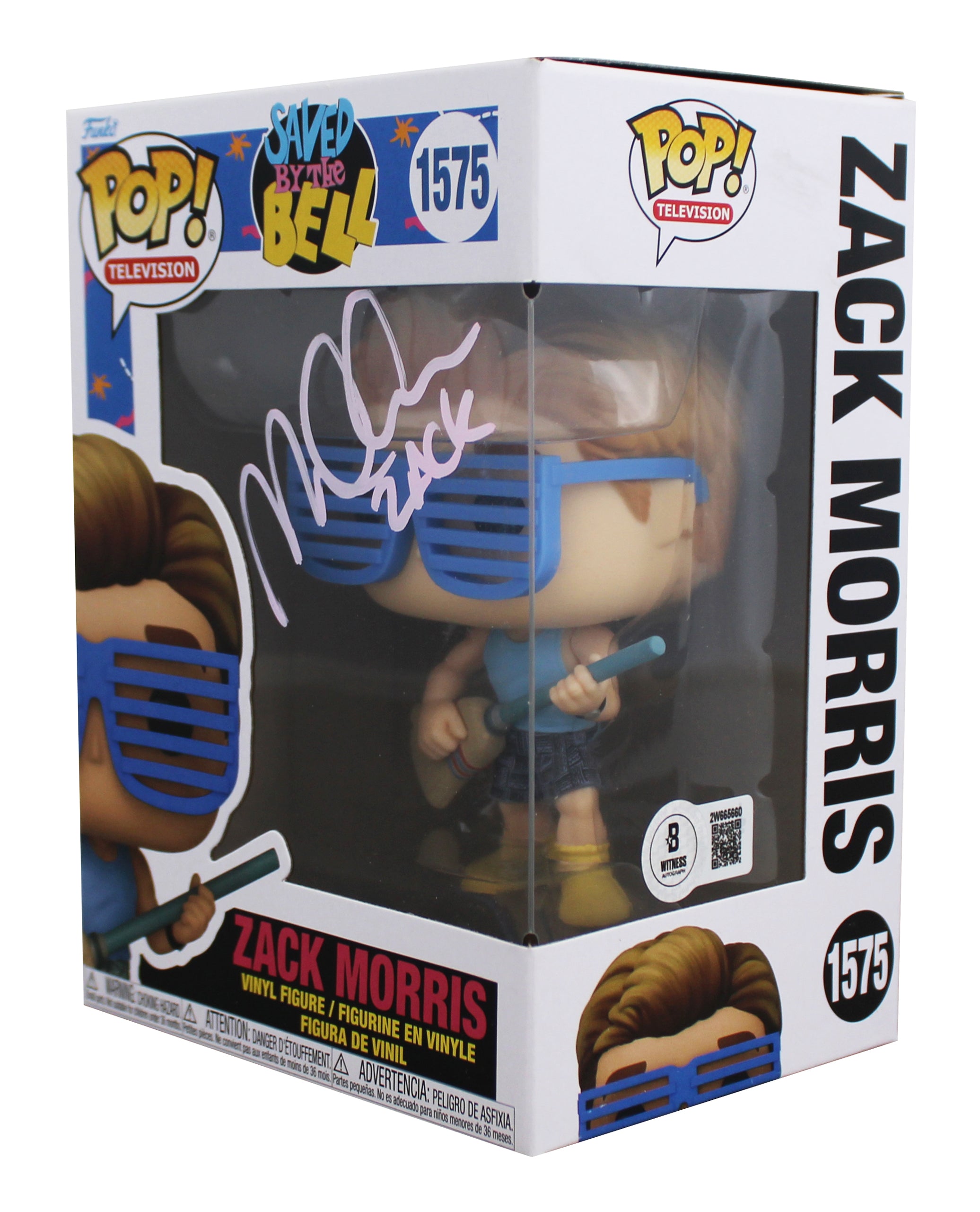 Mark-Paul Gosselaar Saved By The Bell "Zack" Signed #1575 Funko Pop Figure BAS 3