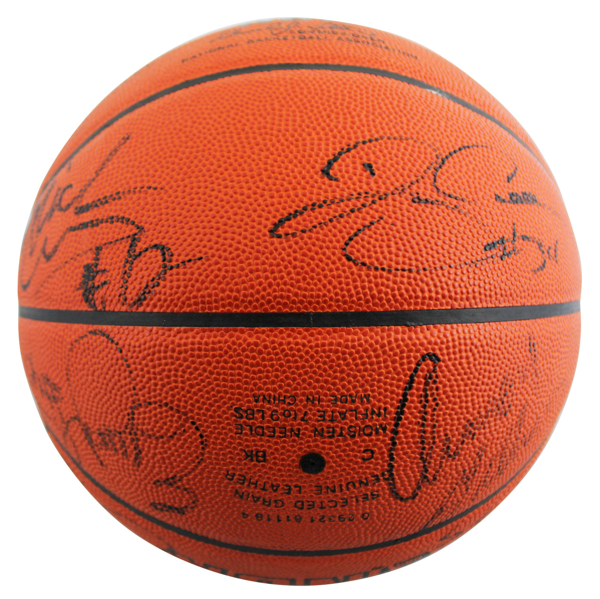 1997-98 Bucks (13) Allen, Robinson, Brandon Signed NBA Basketball BAS #AE13997