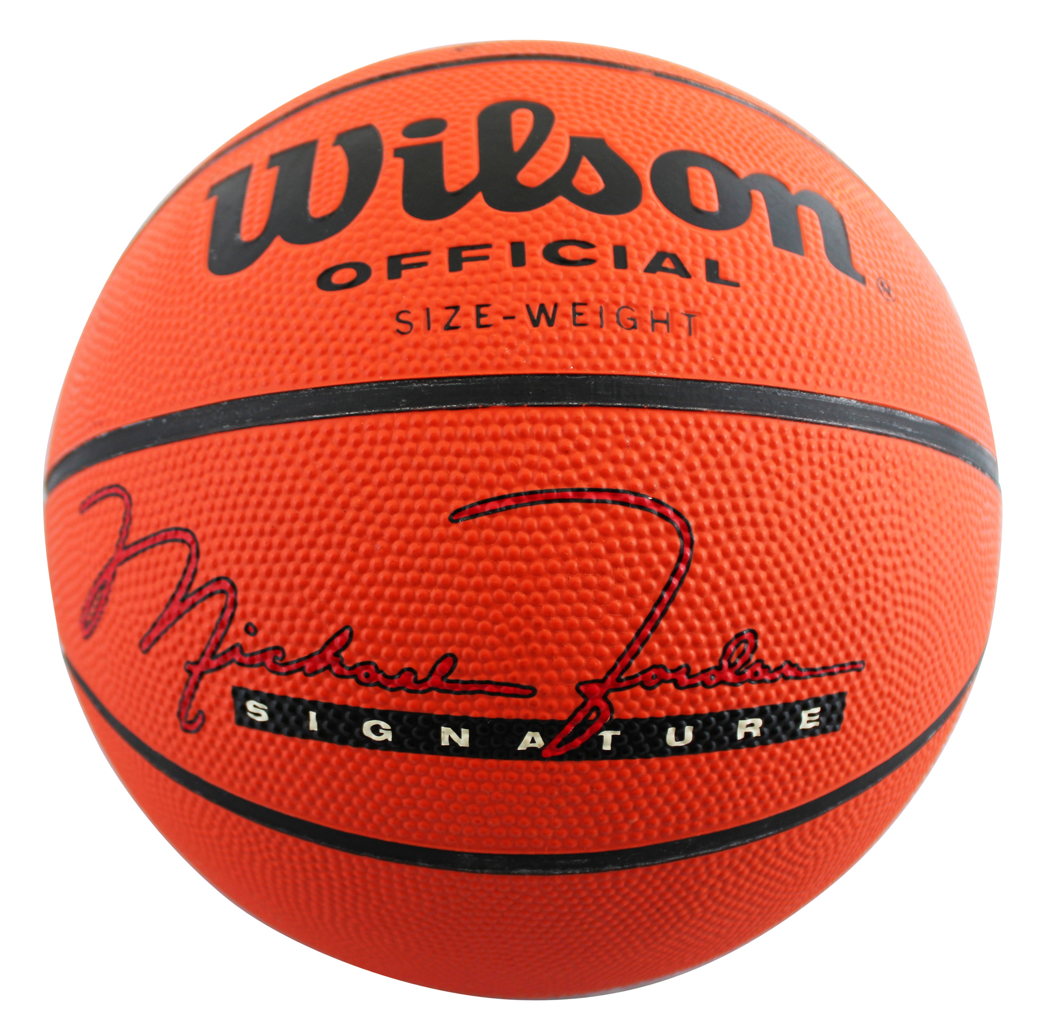 Bulls Michael Jordan "Best Wishes" Authentic Signed Wilson Basketball BAS LOA