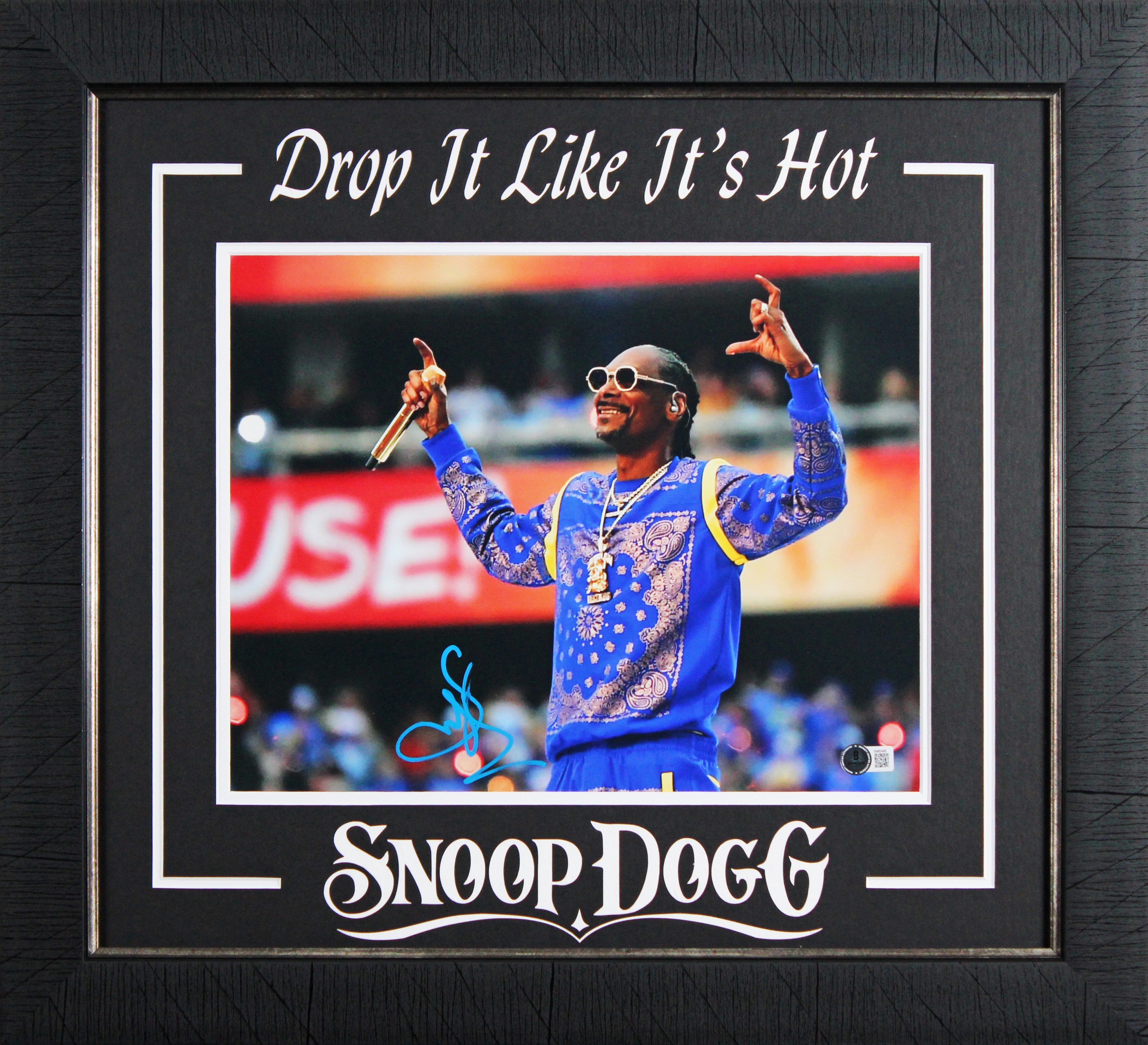 Snoop Dogg Authentic Signed 11x14 Framed Photo Autographed BAS #BM60488