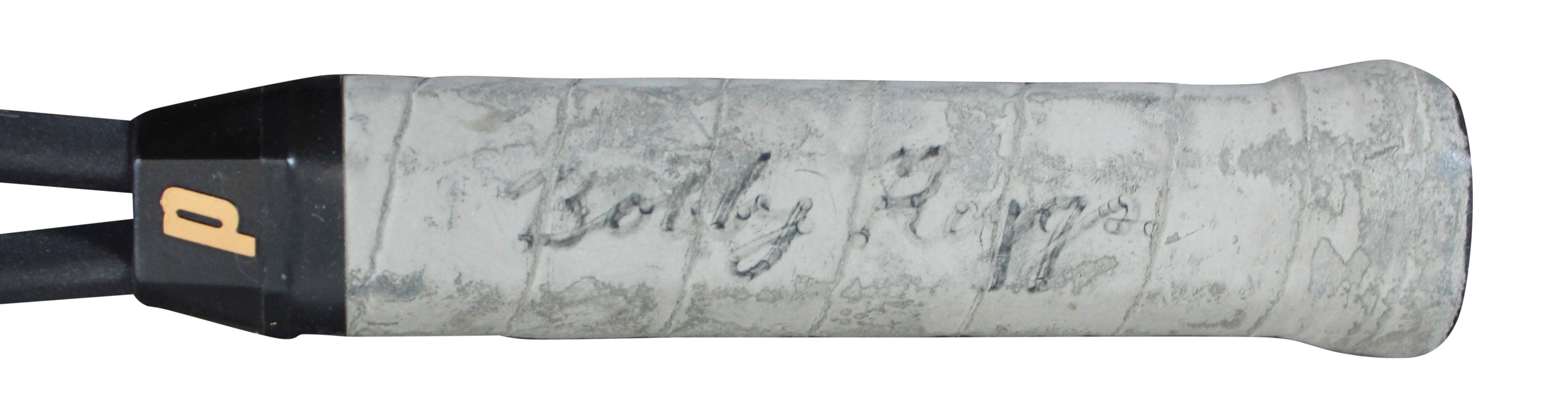 Bobby Riggs 2x Signed Match Used Penn Prince Pro Oversize Racket & Cover BAS