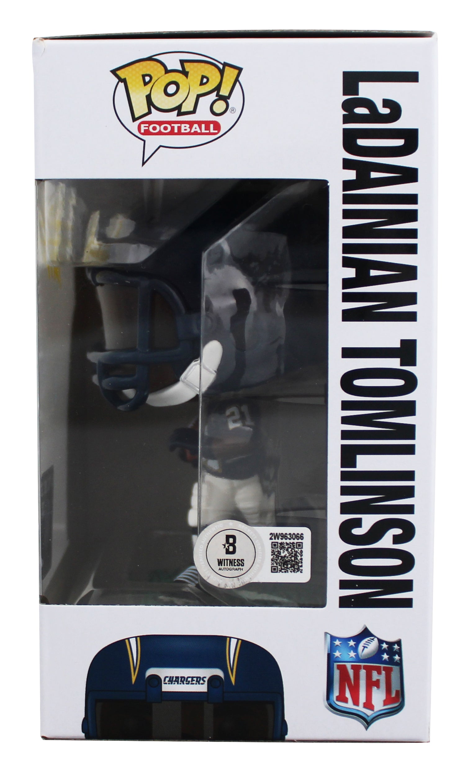 Chargers LaDainian Tomlinson "HOF 17" Signed #155 Funko Pop Figure BAS #2W963066