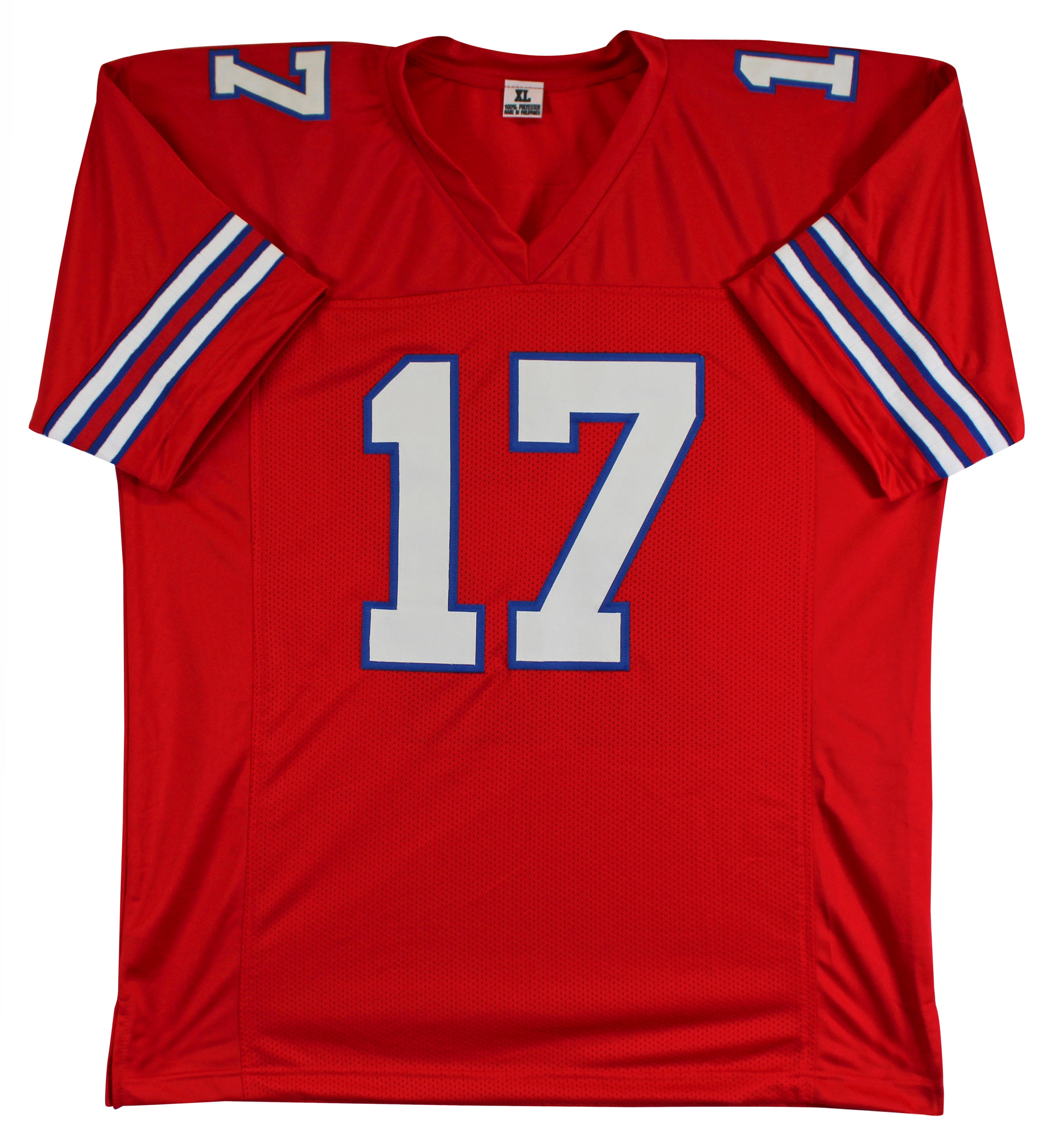 Josh Allen Authentic Signed Red Pro Style Jersey Autographed JSA Witnessed