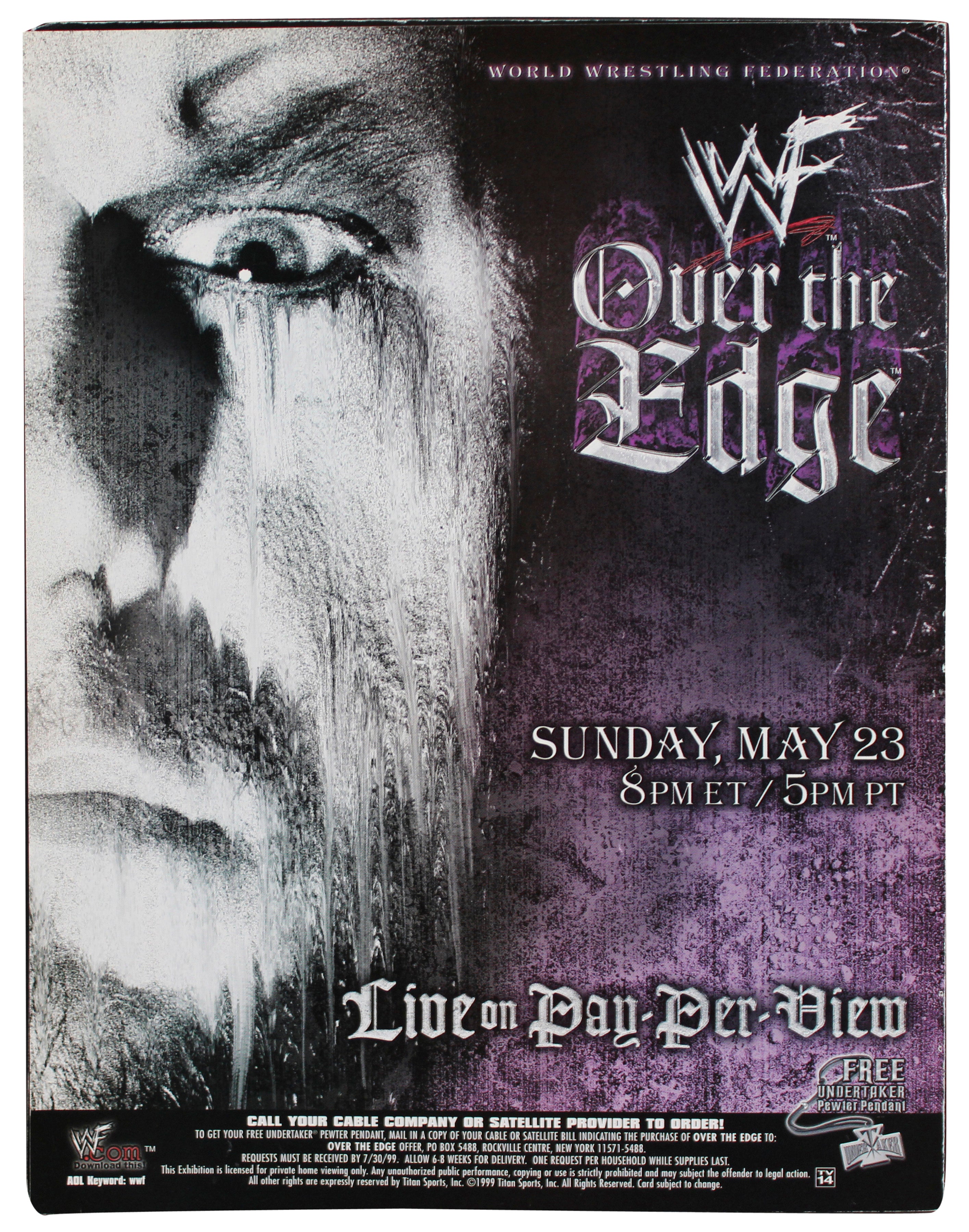 Vince McMahon & Steve Austin Signed May 1999 WWE RAW Magazine Cover BAS #AE64010