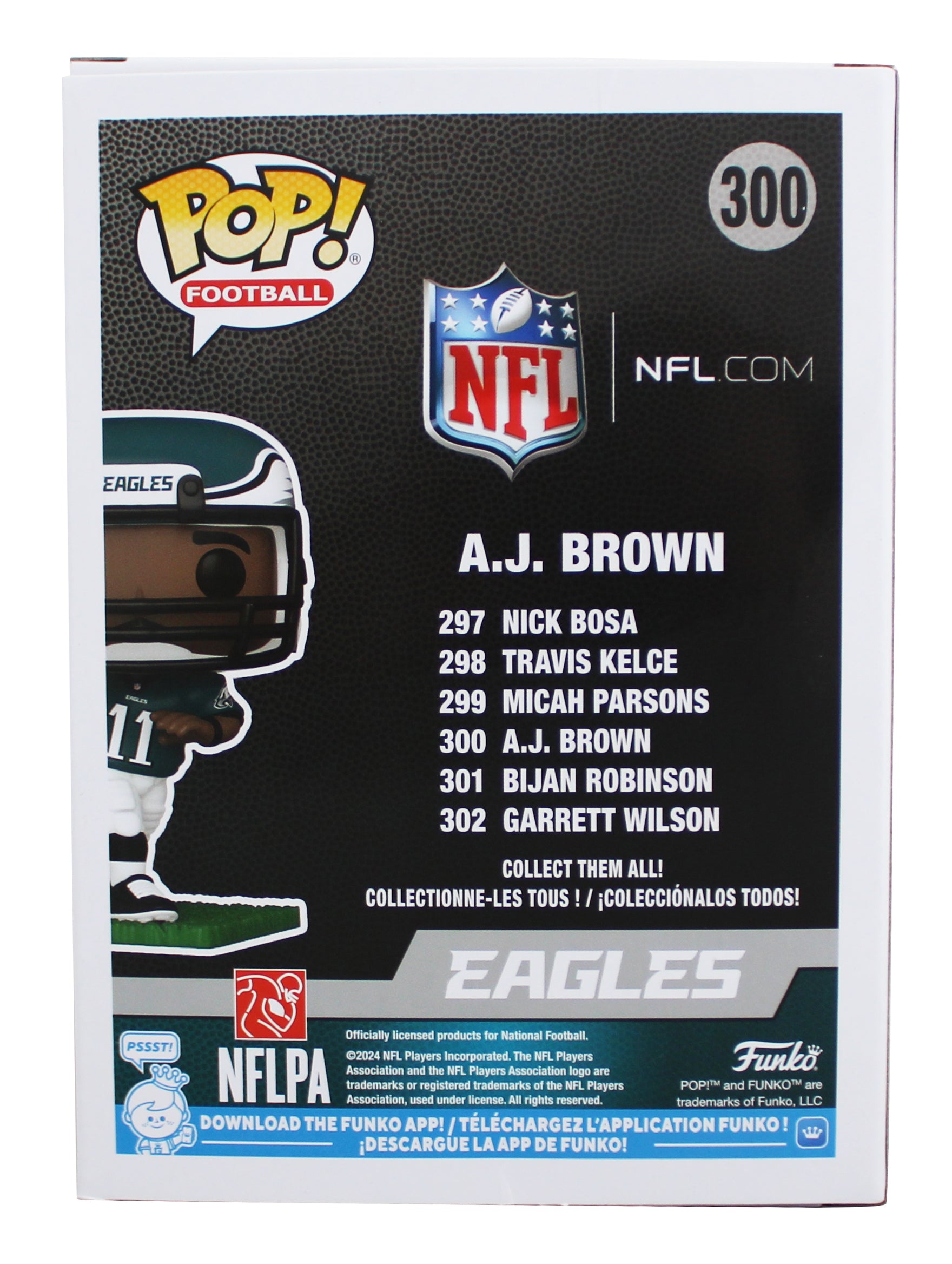 Eagles A.J. Brown #300 Funko Pop Vinyl Figure Un-signed