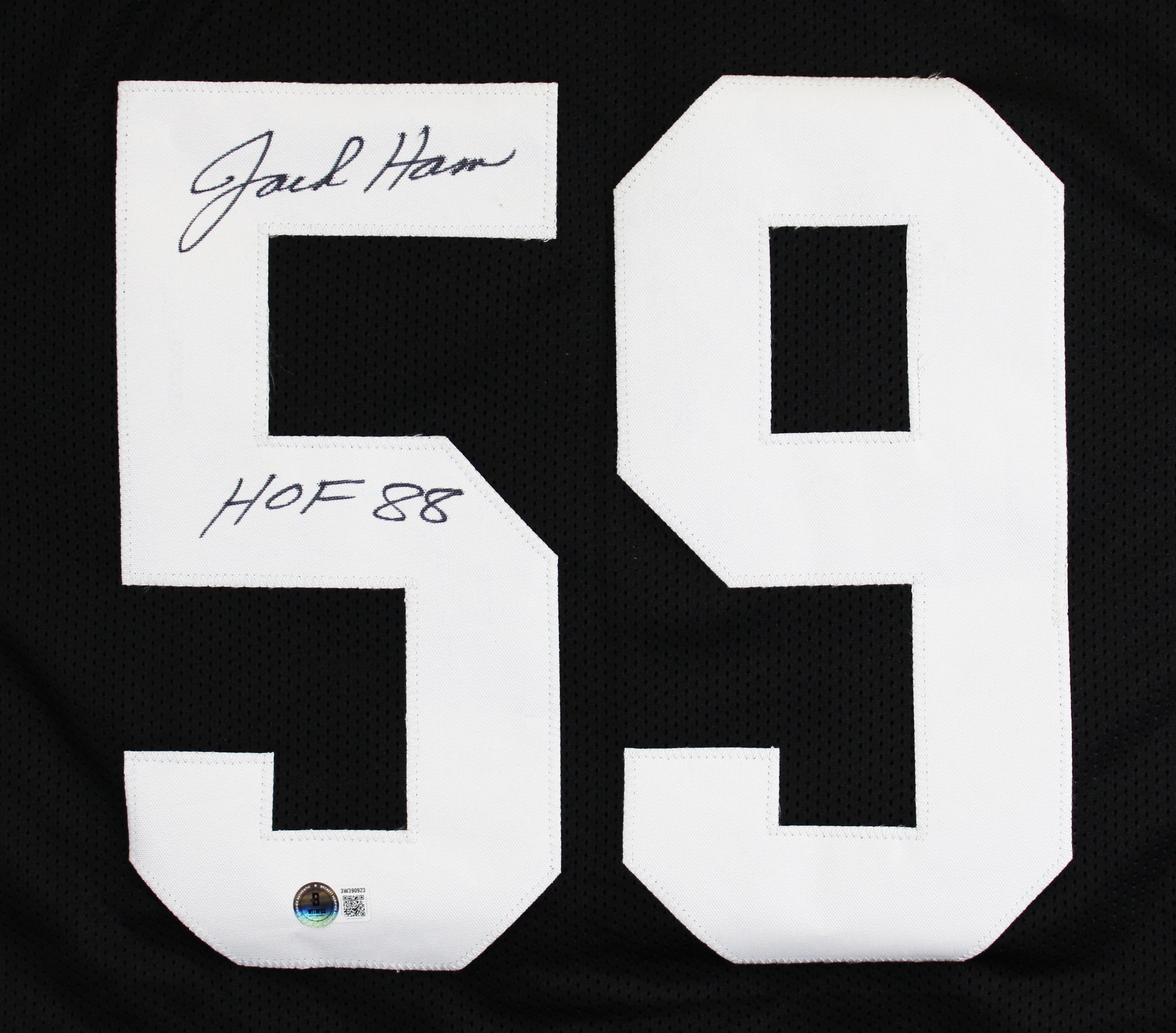 Jack Ham "HOF 88" Authentic Signed Black Pro Style Jersey BAS Witness #3W390923