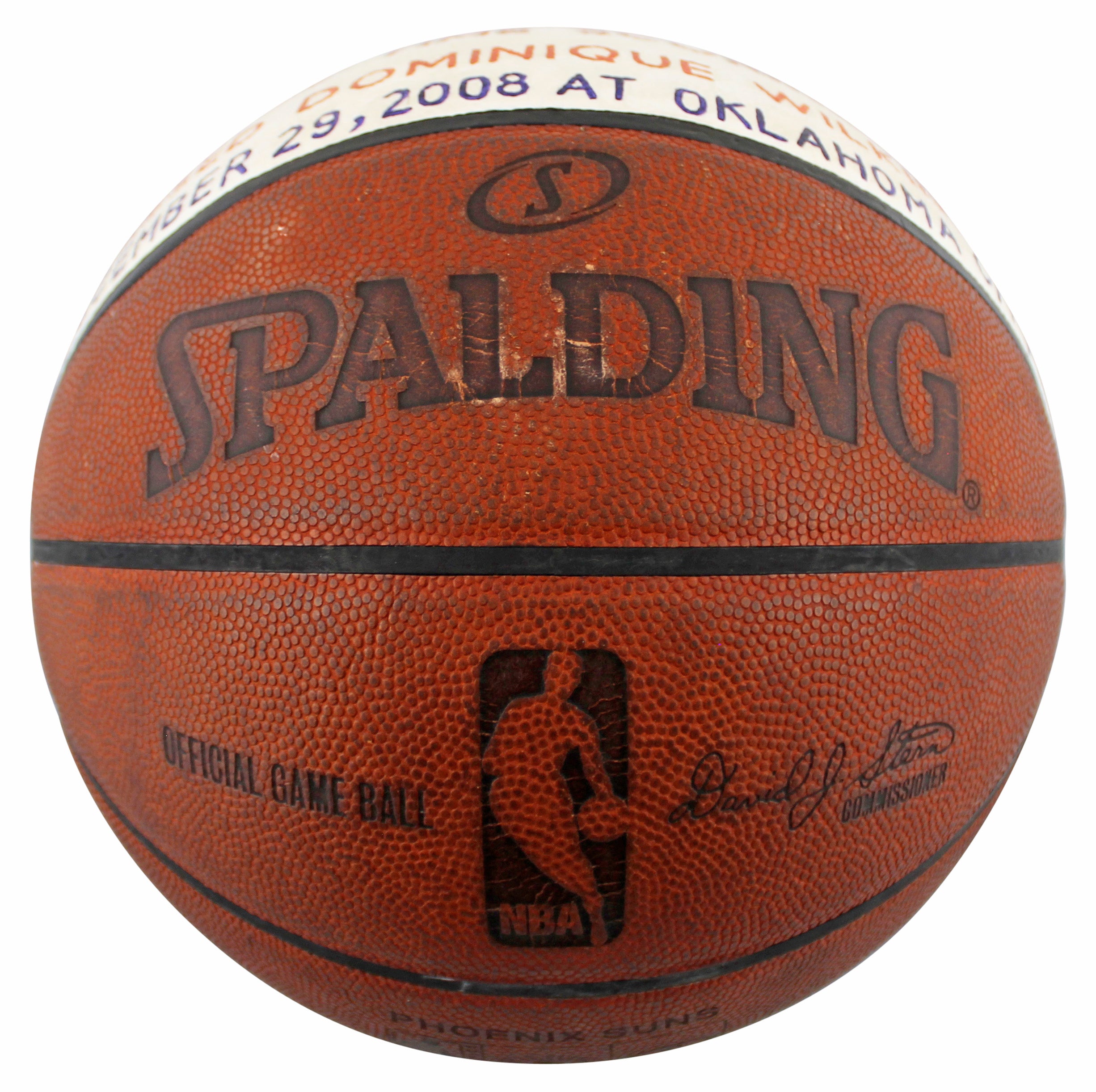 Shaquille O'Neal Game Used Basketball Reaching 9th On NBA Career Scoring List