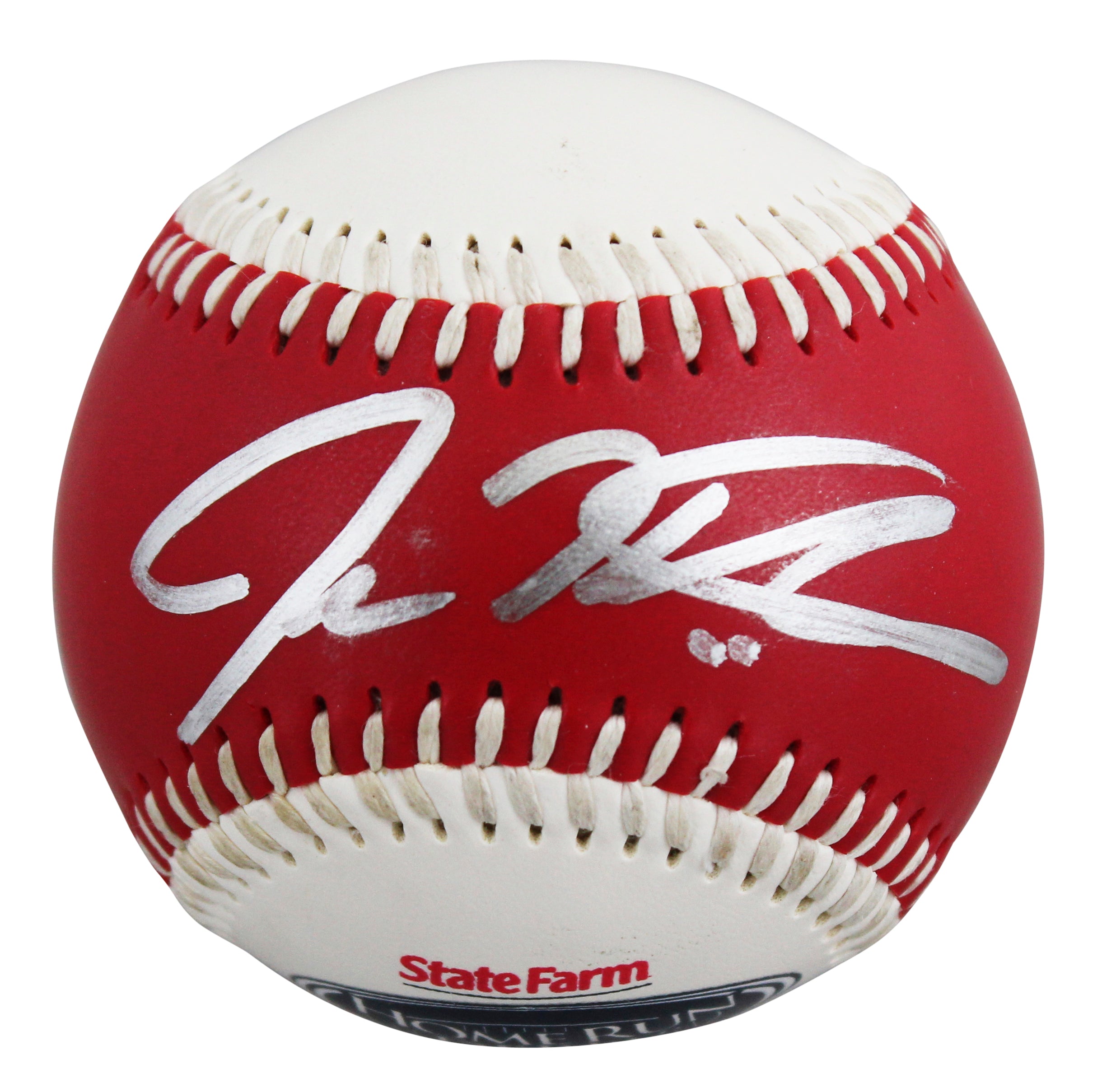 Rangers Josh Hamilton Signed 2008 Home Run Derby Logo Baseball BAS Wit #1W036807