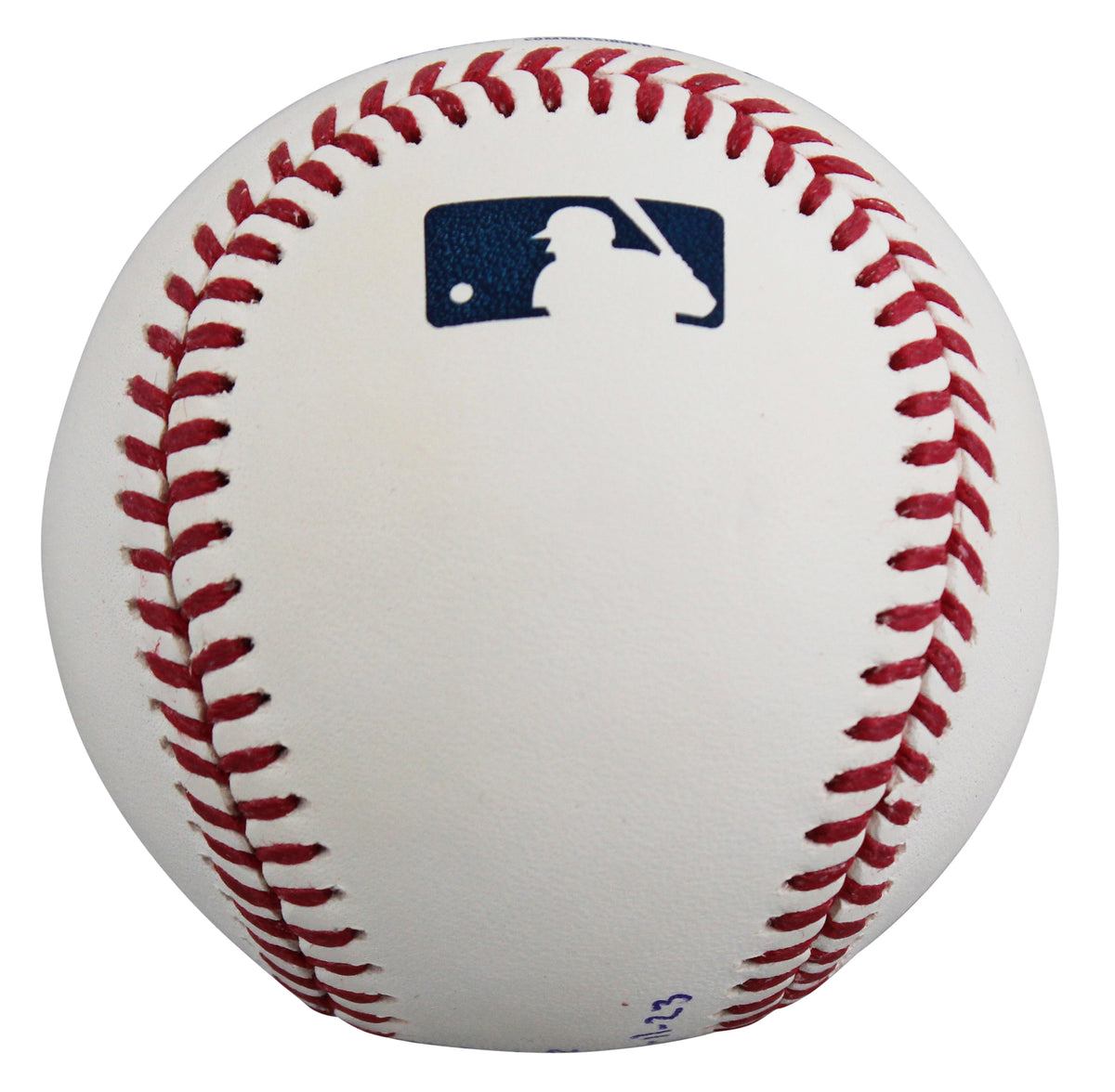 Rangers Evan Carter "1st MLB HR" Signed Manfred OML Baseball BAS Wit #W871401