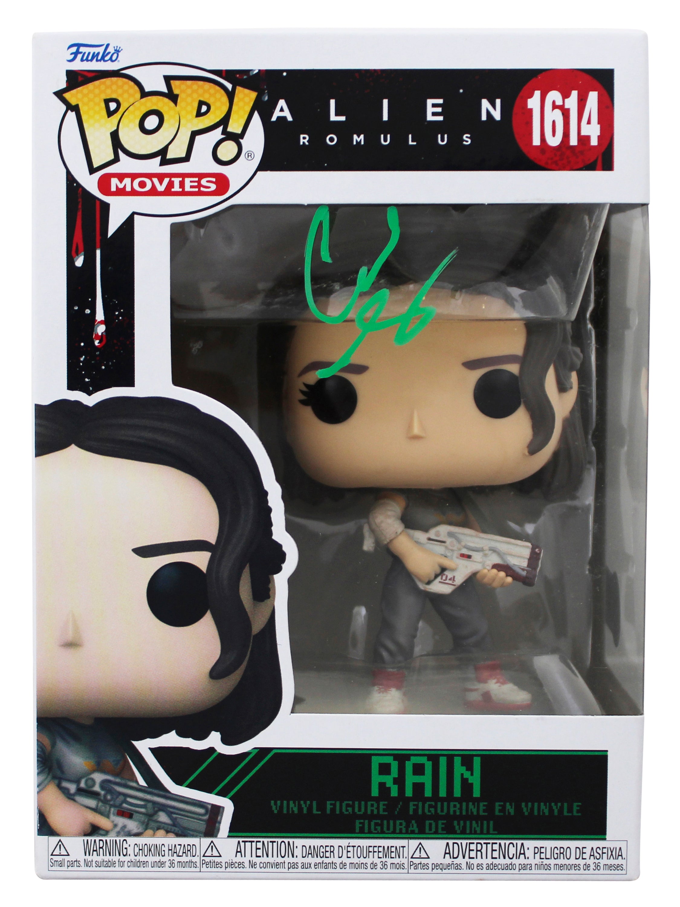 Cailee Spaeny Signed Alien: Romulus #1614 Funko Pop Vinyl Figure BAS #BS12555