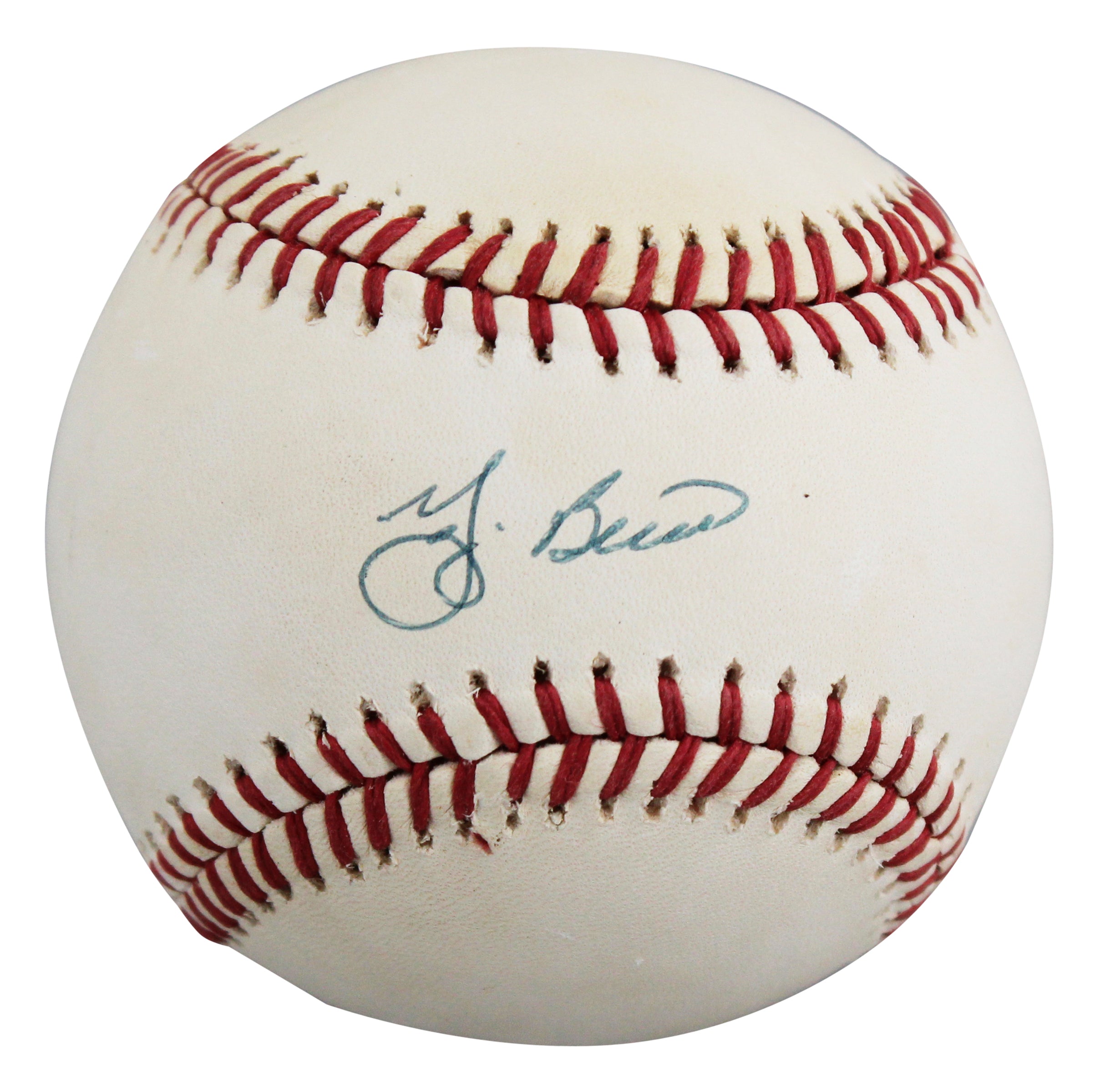 Yankees Yogi Berra Authentic Signed Bobby Brown OAL Baseball BAS #BY101122