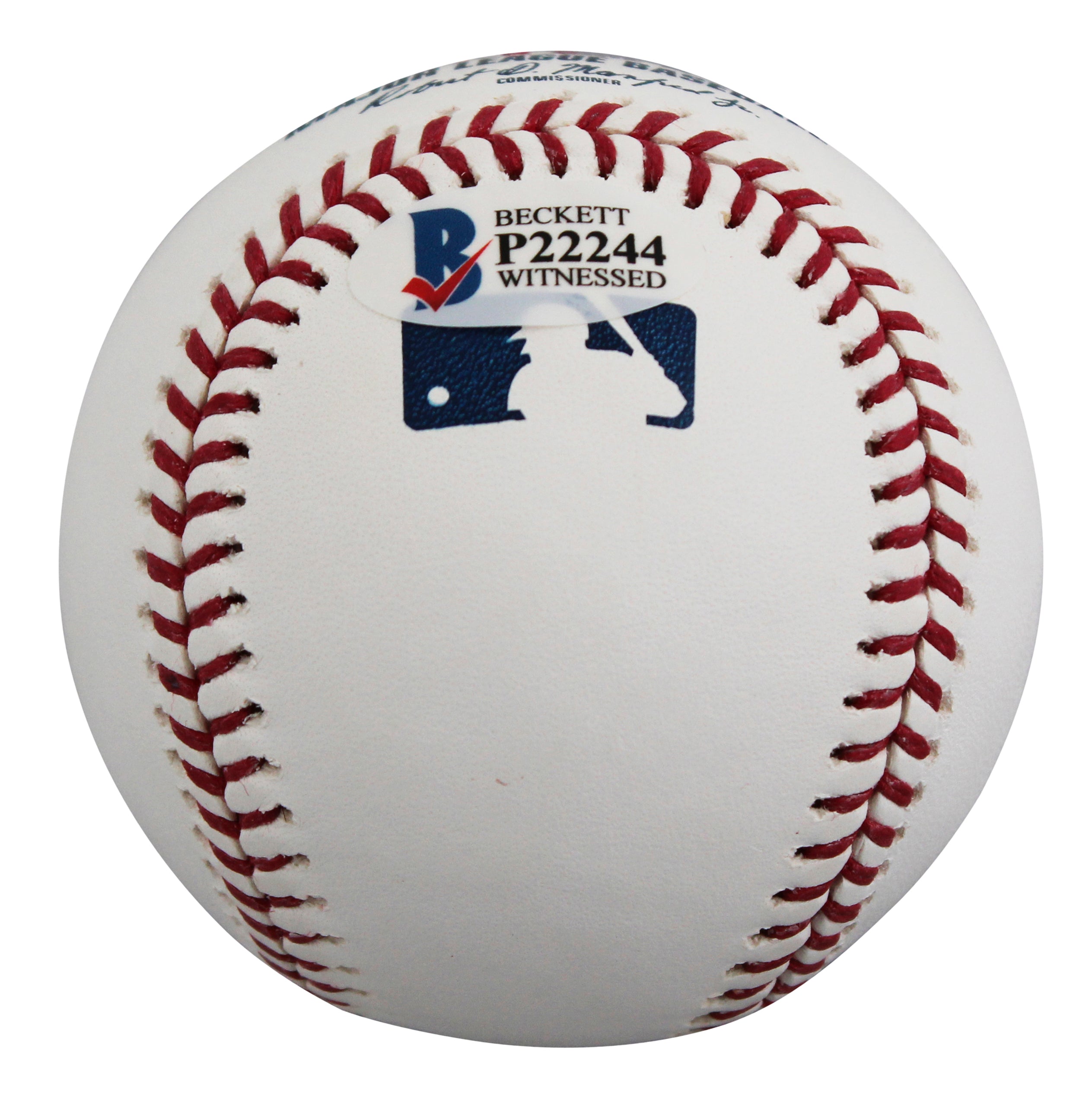 Tigers Gleyber Torres Authentic Signed Robert Manfred OML Baseball BAS #P22244