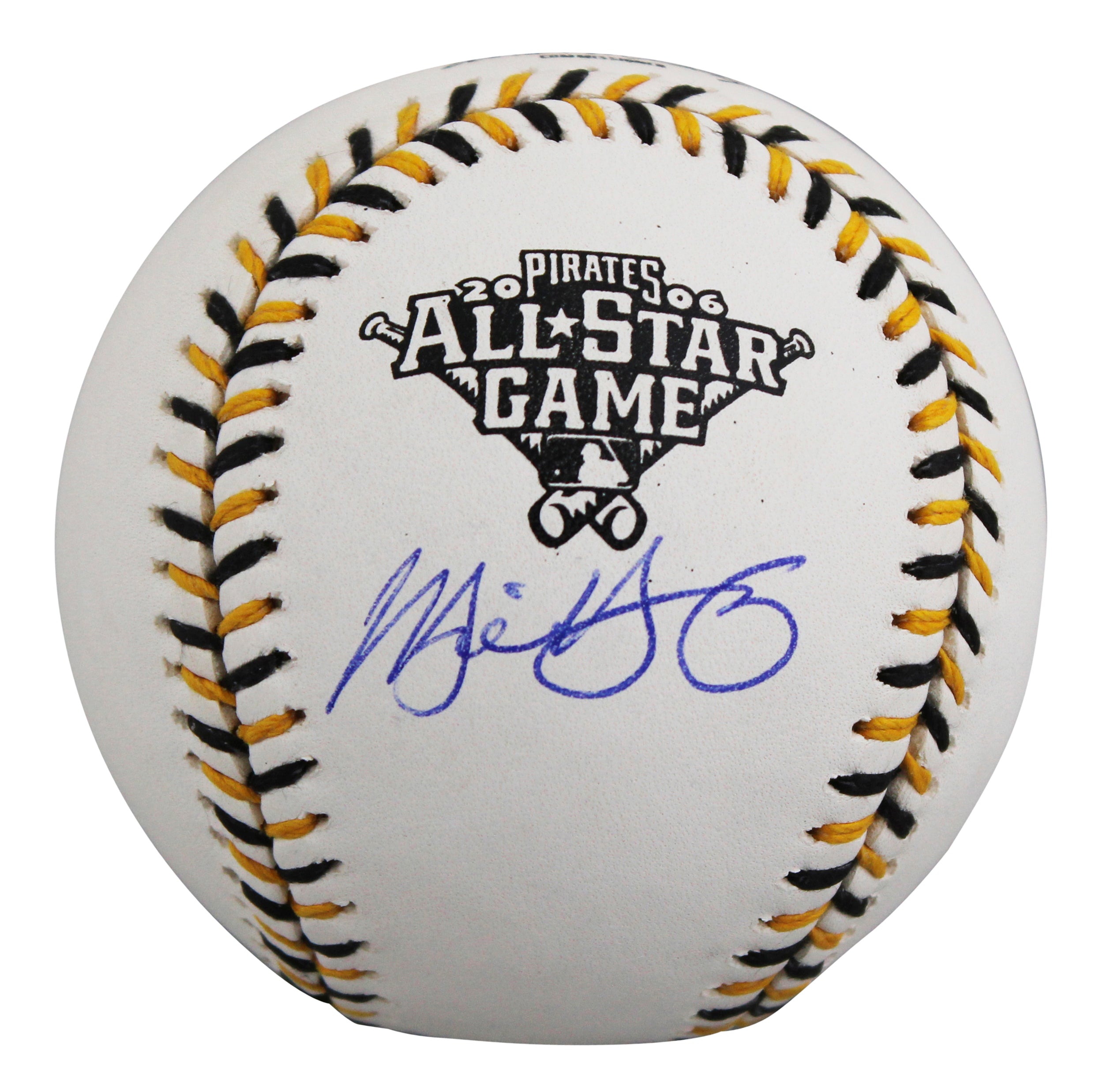 Rangers Michael Young Signed 2006 ASG Allen Selig Baseball BAS Wit #1W036614